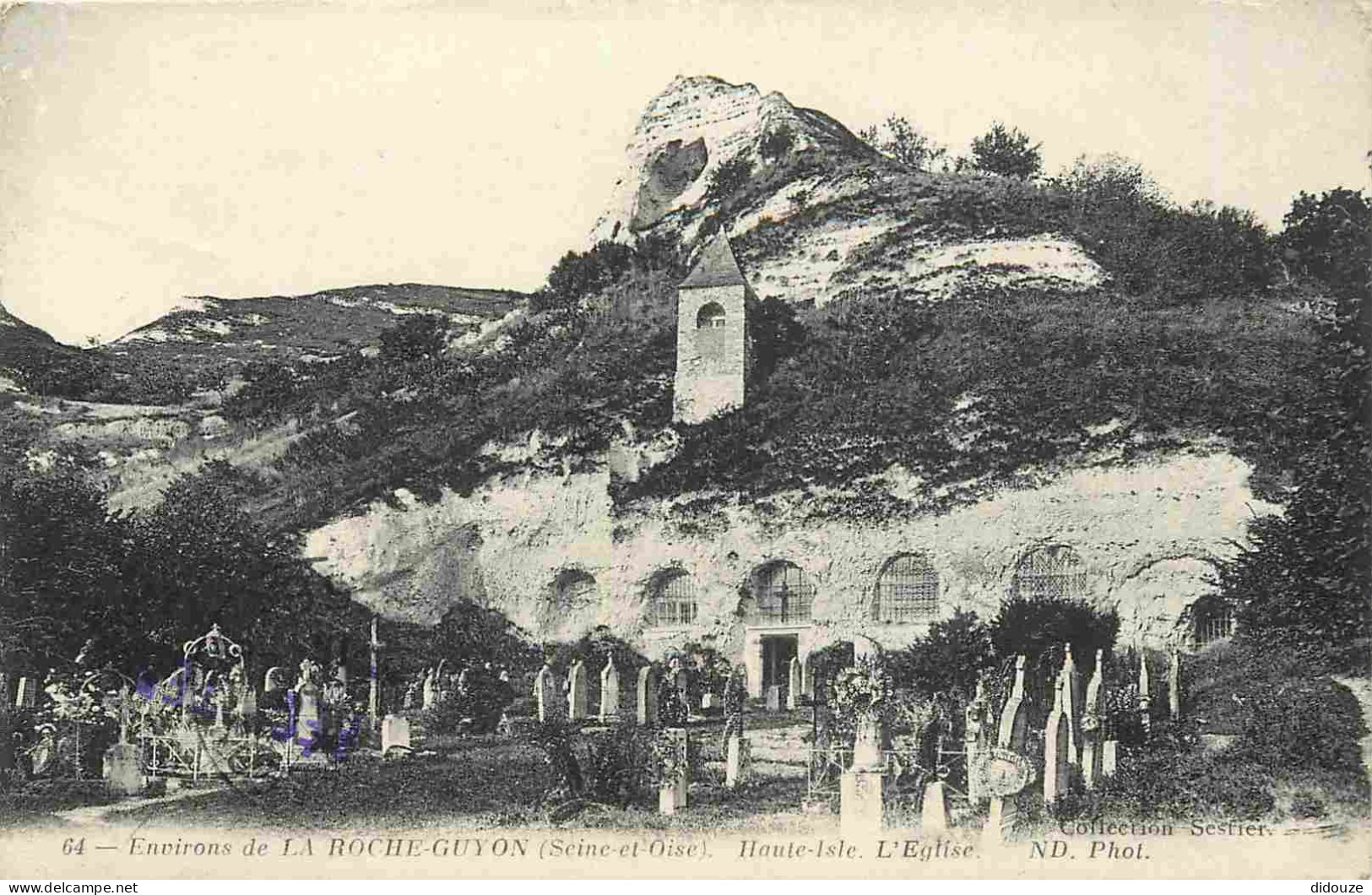 95 - Haute Isle - L'Eglise - CPA - Voir Scans Recto-Verso