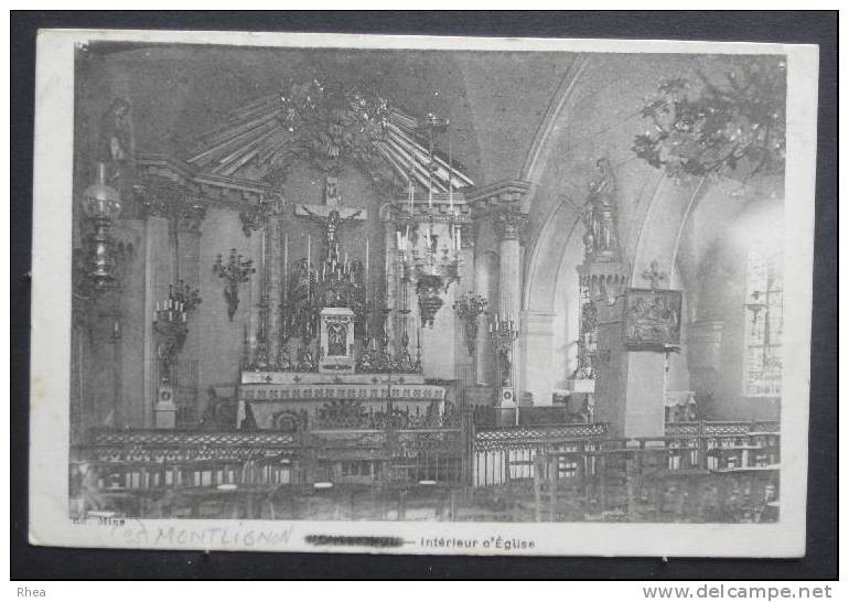 95 Montlignon interieur eglise sépia    D95D  K95563K  C95426C RH039535