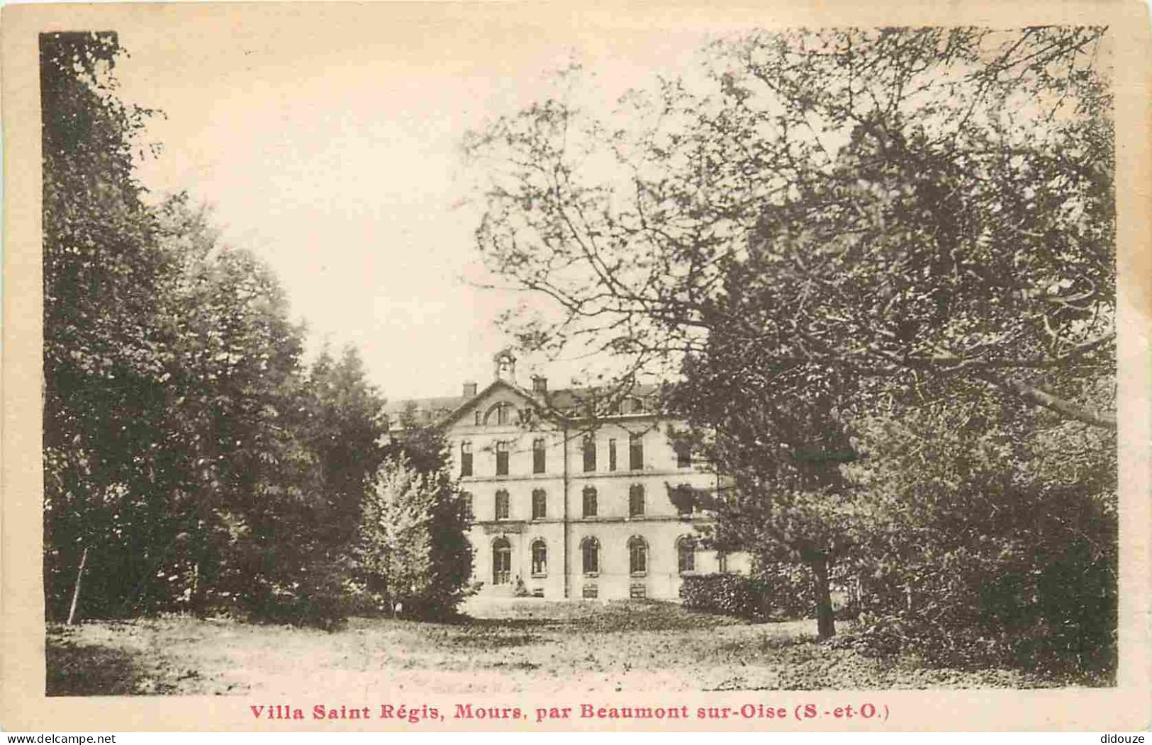95 - Mours - Villa Saint Régis - Correspondance - CPA - Voyagée en 1933 - Voir Scans Recto-Verso