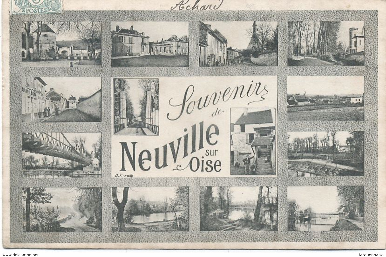 95 - NEUVILLE -SUR-OISE -  SOUVENIR DE NEUVILLE .