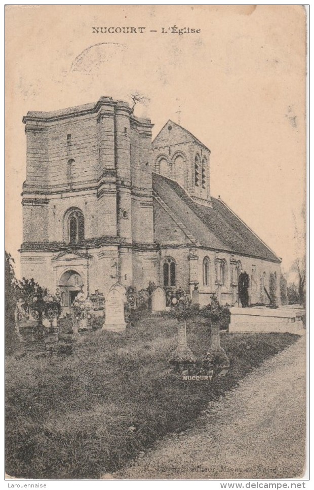95 - NUCOURT - L 'Eglise