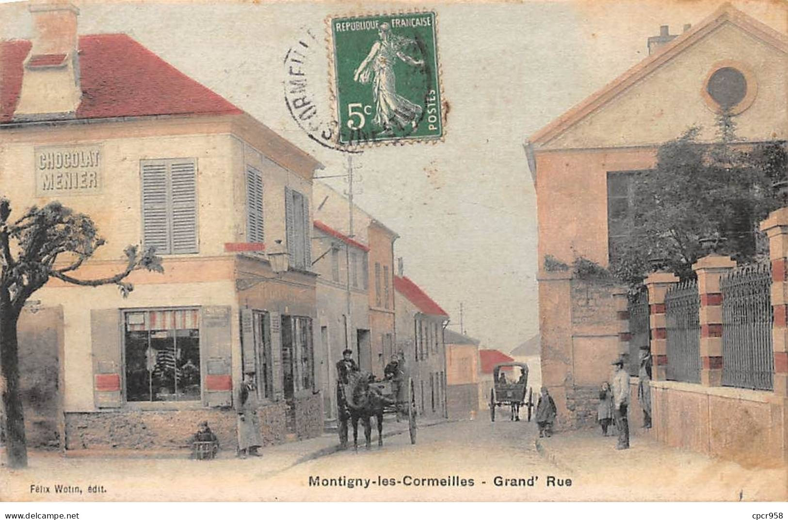 95 - SAN63474 - MONTIGNY LES CORMEILLES - Grand'Rue