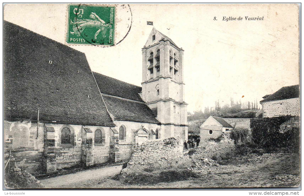 95 VAUREAL - l'église