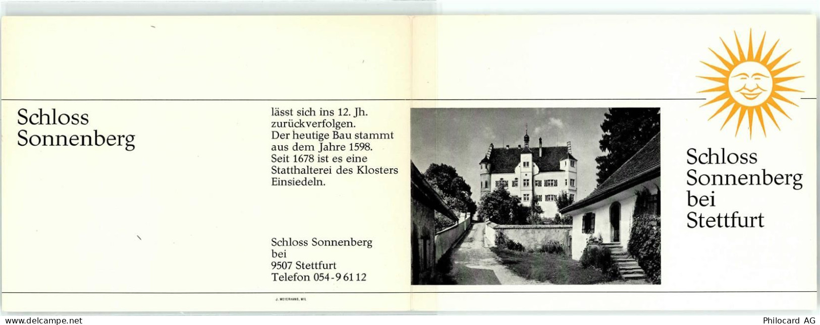 9507 Stettfurt Klapp AK Schloss Sonnenberg - 51716067