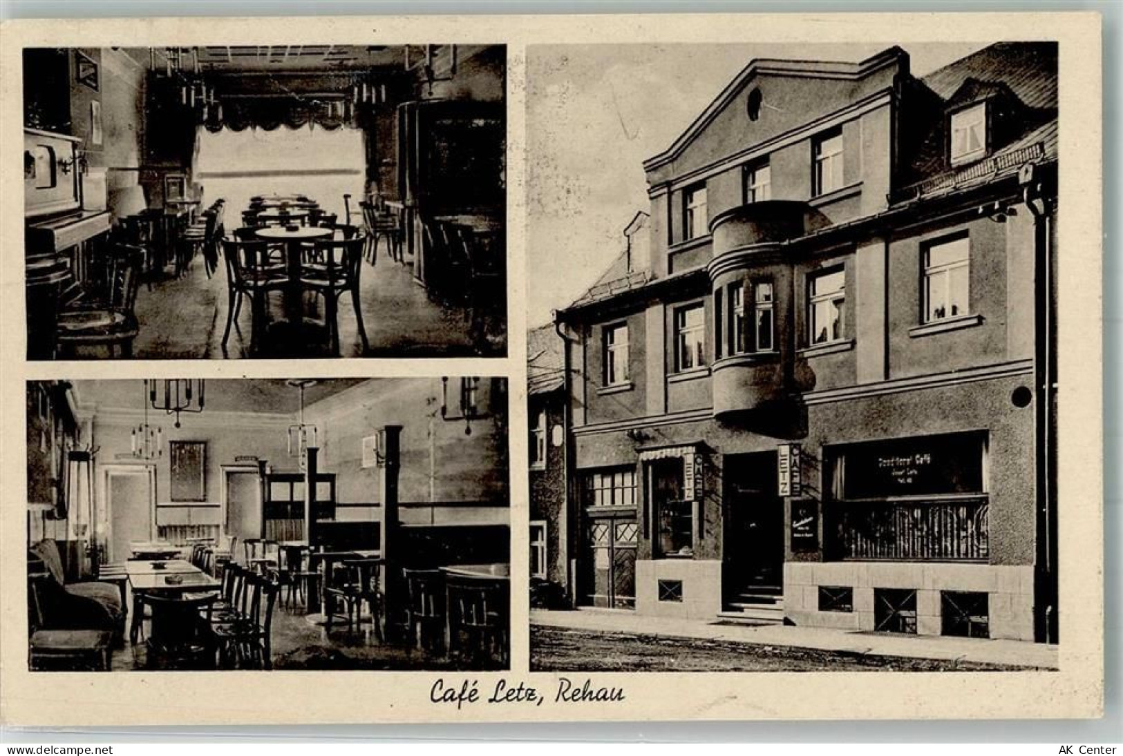 95111 W8673 Rehau , Oberfr - Gasthaus Cafe Letz - 13552658