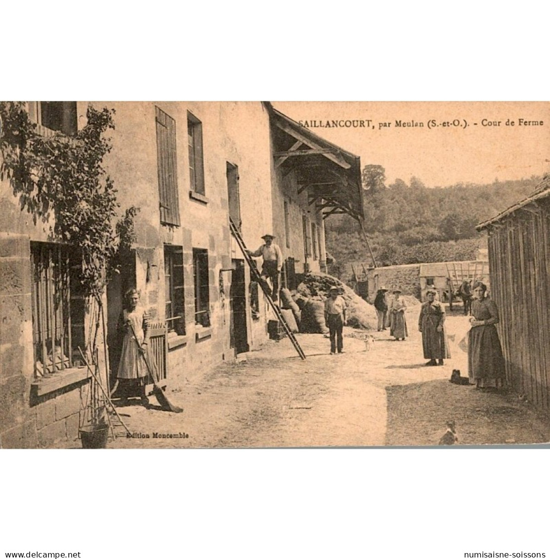 95450 - SAILLANCOURT PAR MEULAN - COUR DE FERME