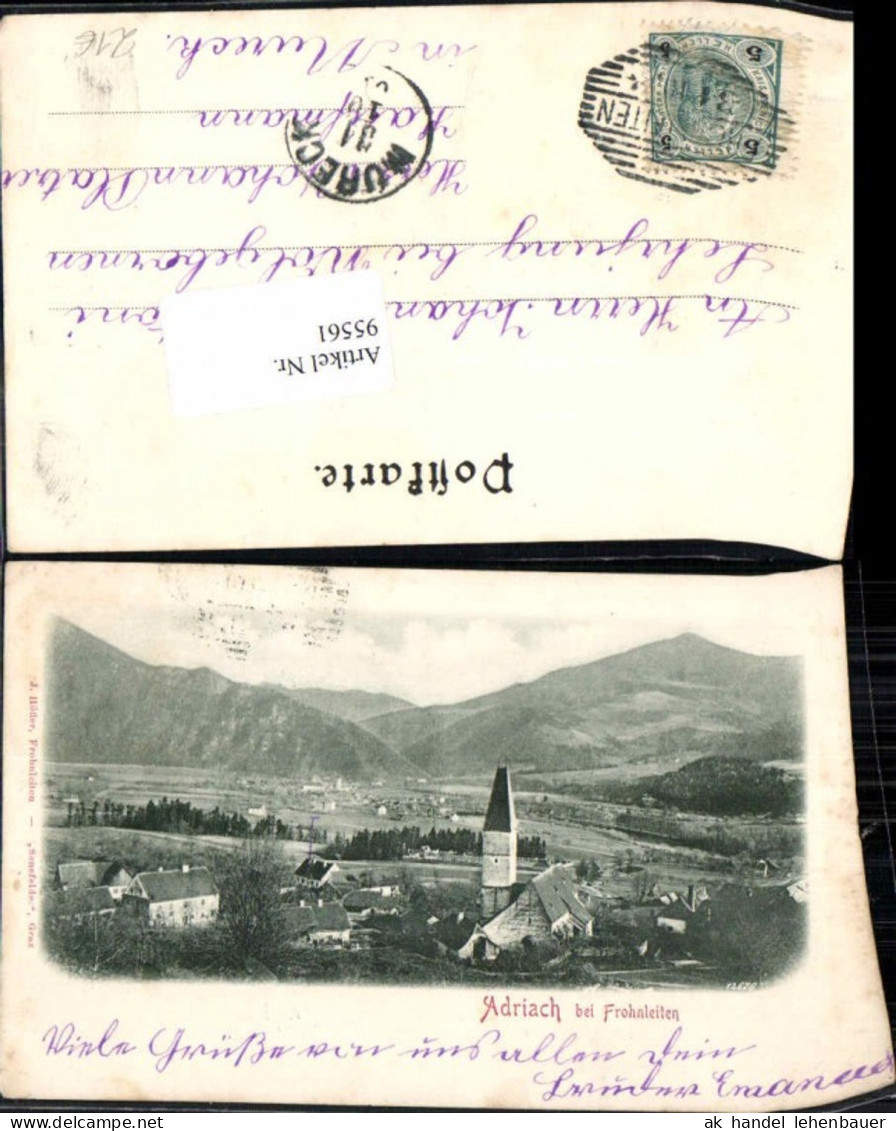 95561,Adriach b. Frohnleiten Tolle Ansicht 1900