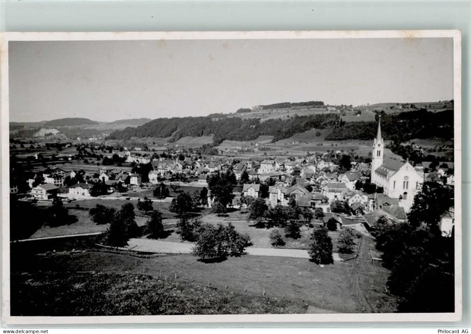 9606 Bütschwil Foto AK Blick vom Küfersberg Ort handschriftlich - 13226703