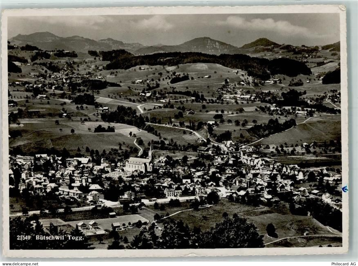 9606 Bütschwil Foto AK Kirche - 10586056