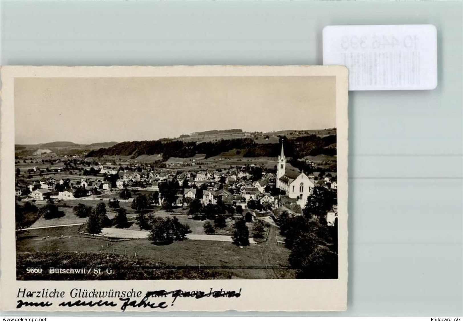 9606 Bütschwil FOTO KEINE AK Foto 10 cm x 7 cm Fliegeraufnahme - 10446398