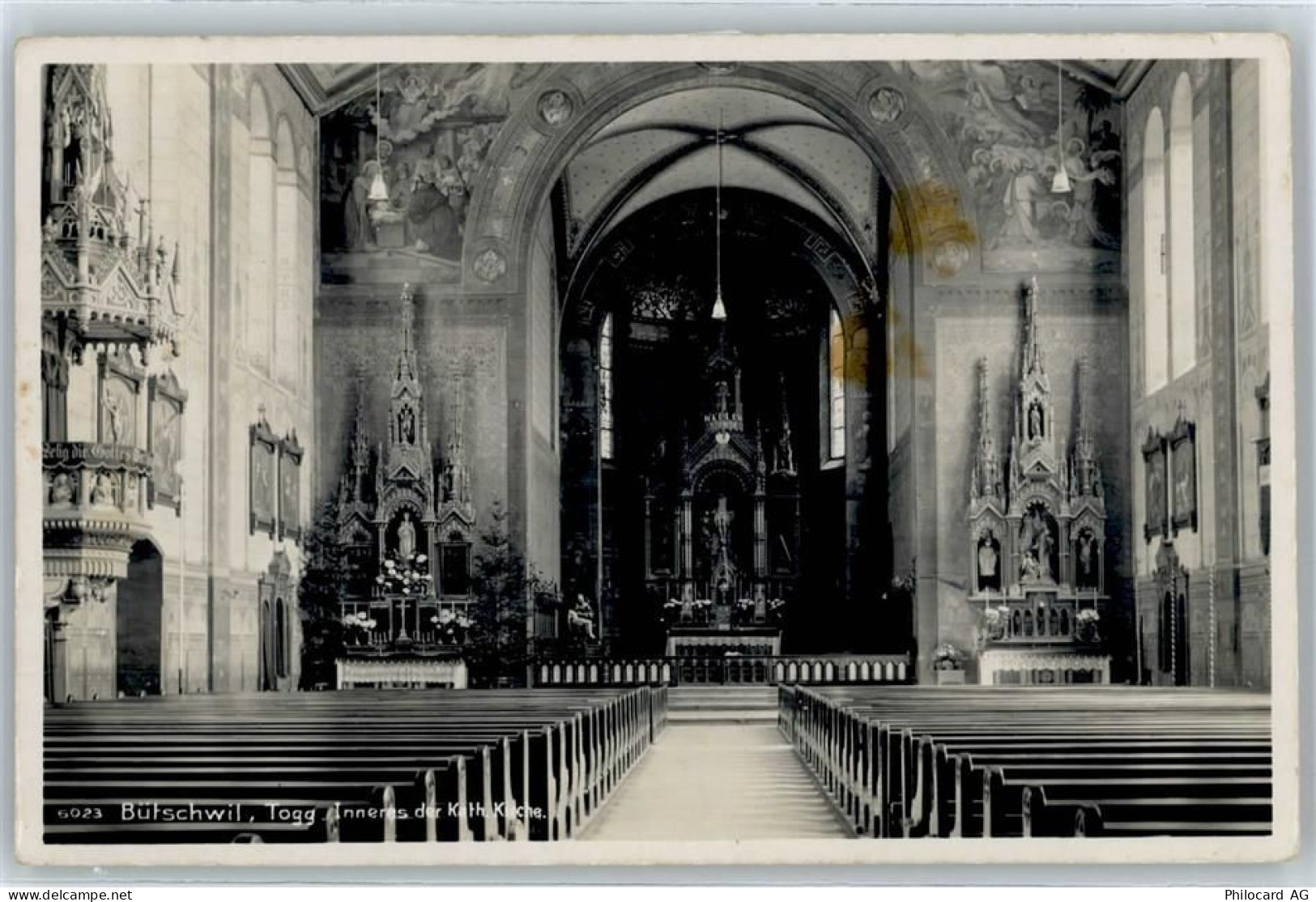 9606 Bütschwil - Kirche innen - 50892787