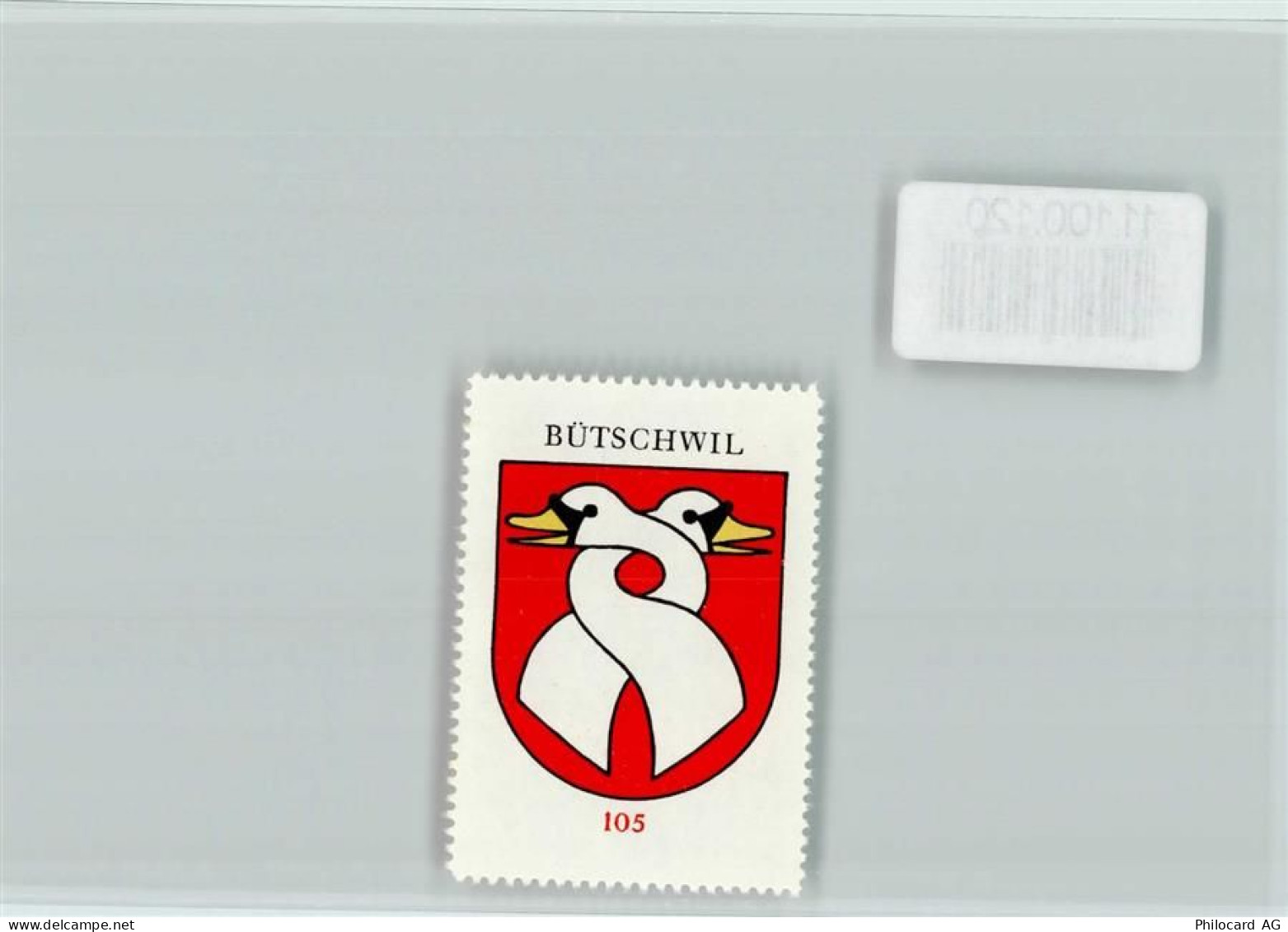 9606 Bütschwil - Vignette Wappen Kaffee Hag ca 1920-1940 - 11100120