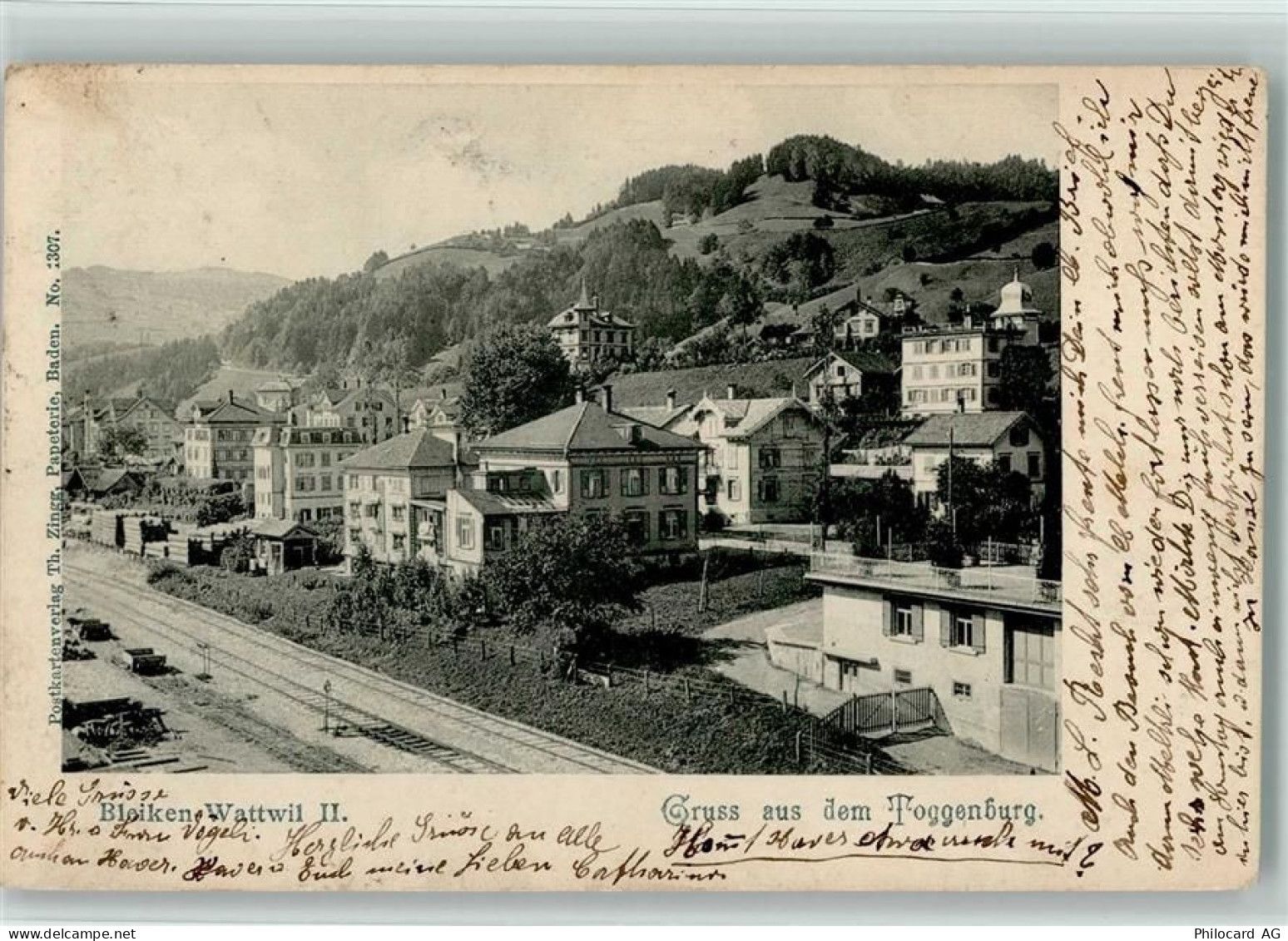 9630 Wattwil 1901 - Bleiken - Wattwil II Bahnhof - 13220732