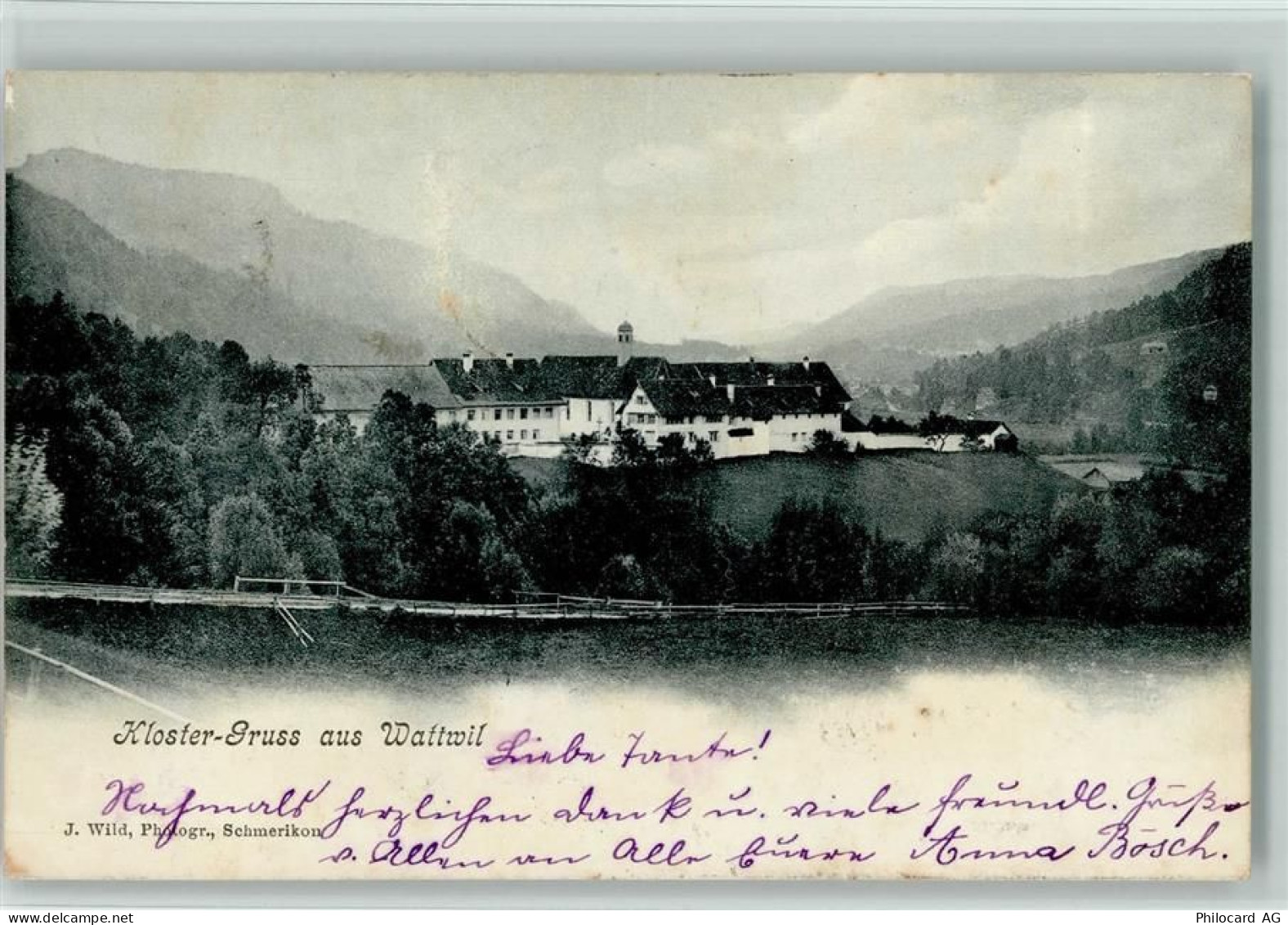 9630 Wattwil 1904 - Kloster Gruss aus Wattwil - 10195856