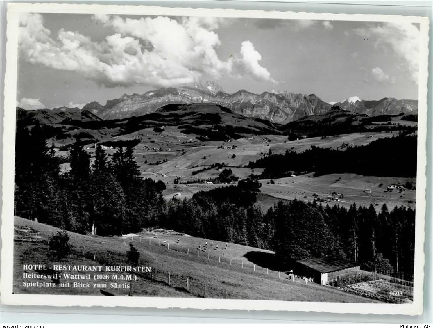 9630 Wattwil - Hotel Restaurant Kurfirsten Heiterswil-Wattwil Spielplatz... - 11064781