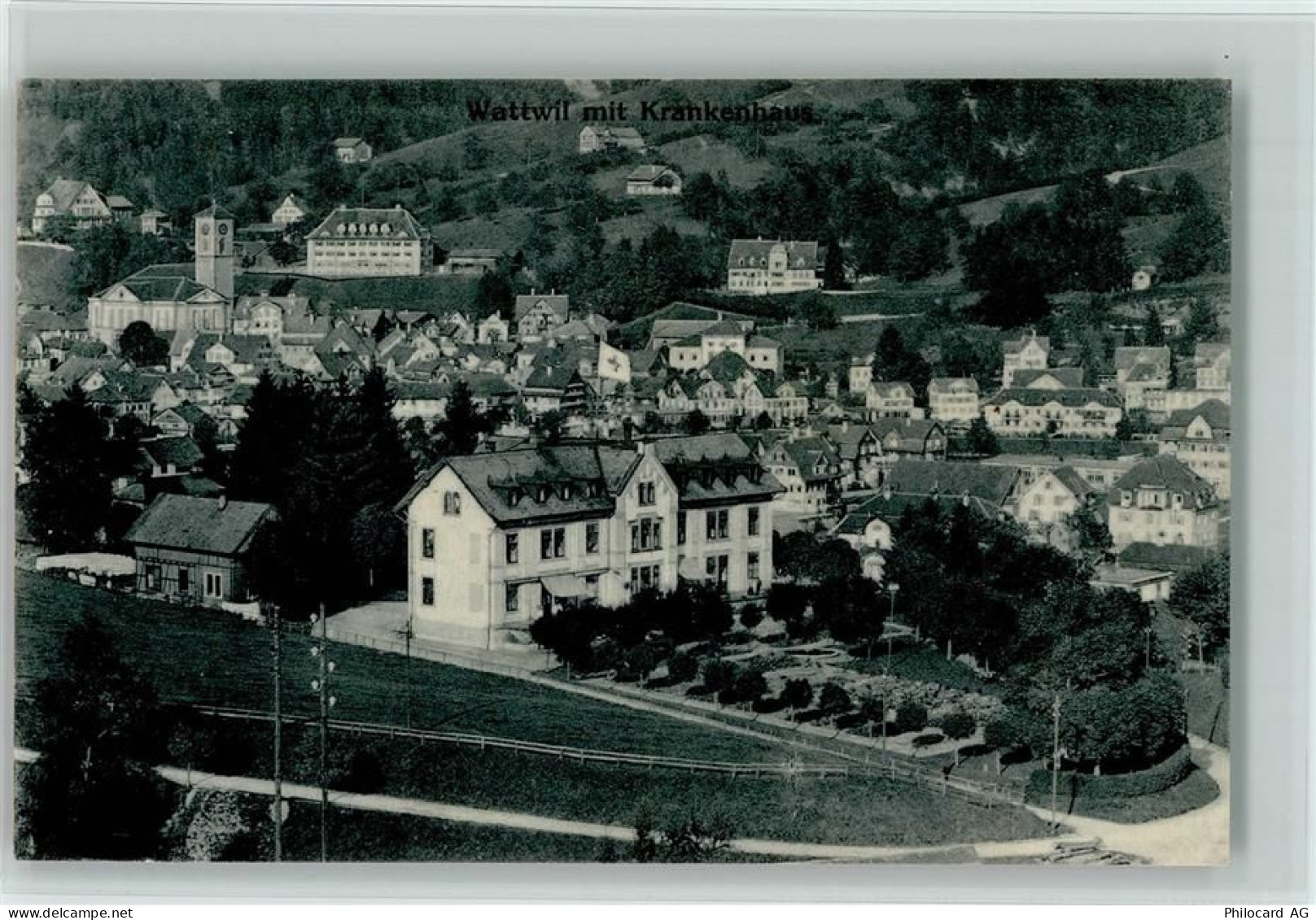 9630 Wattwil - Wattwil mit Krankenhaus - 13114279