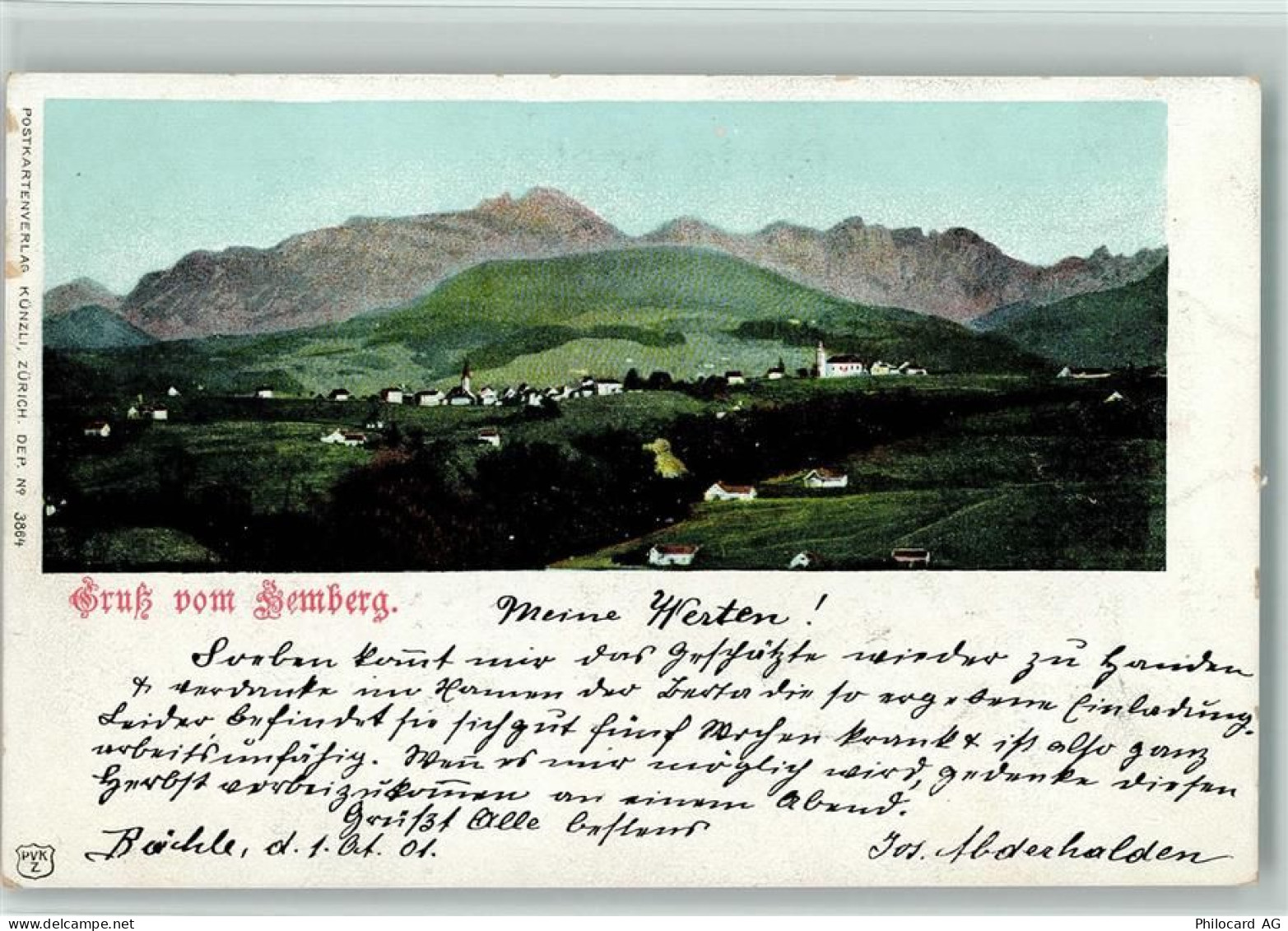 9633 Hemberg 1901 - Gruss von Hemberg - 10199413
