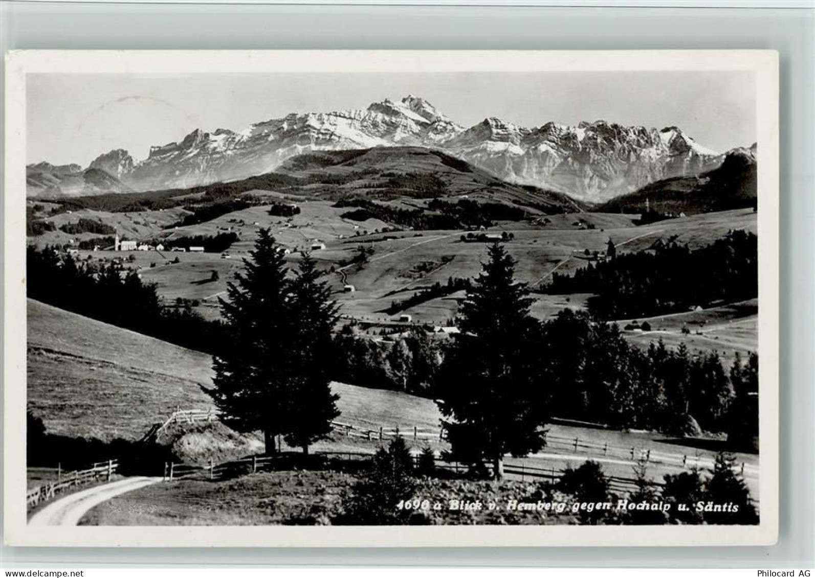 9633 Hemberg - Blick von Hemberg gegen Hochalp und Säntis - 11084242