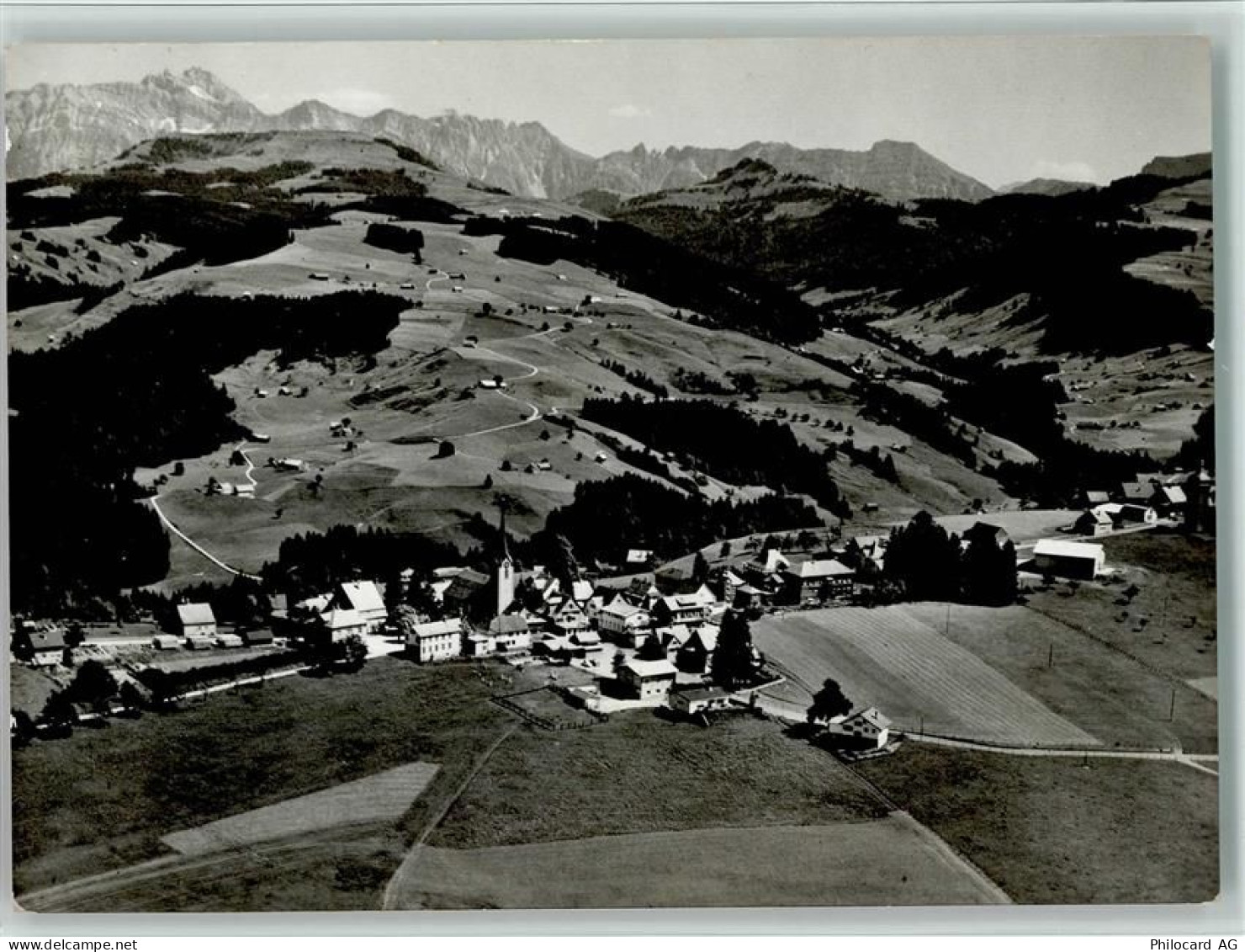9633 Hemberg - Kurort Hemberg Toggenburg mit Säntis Flugaufnahme - 11058287