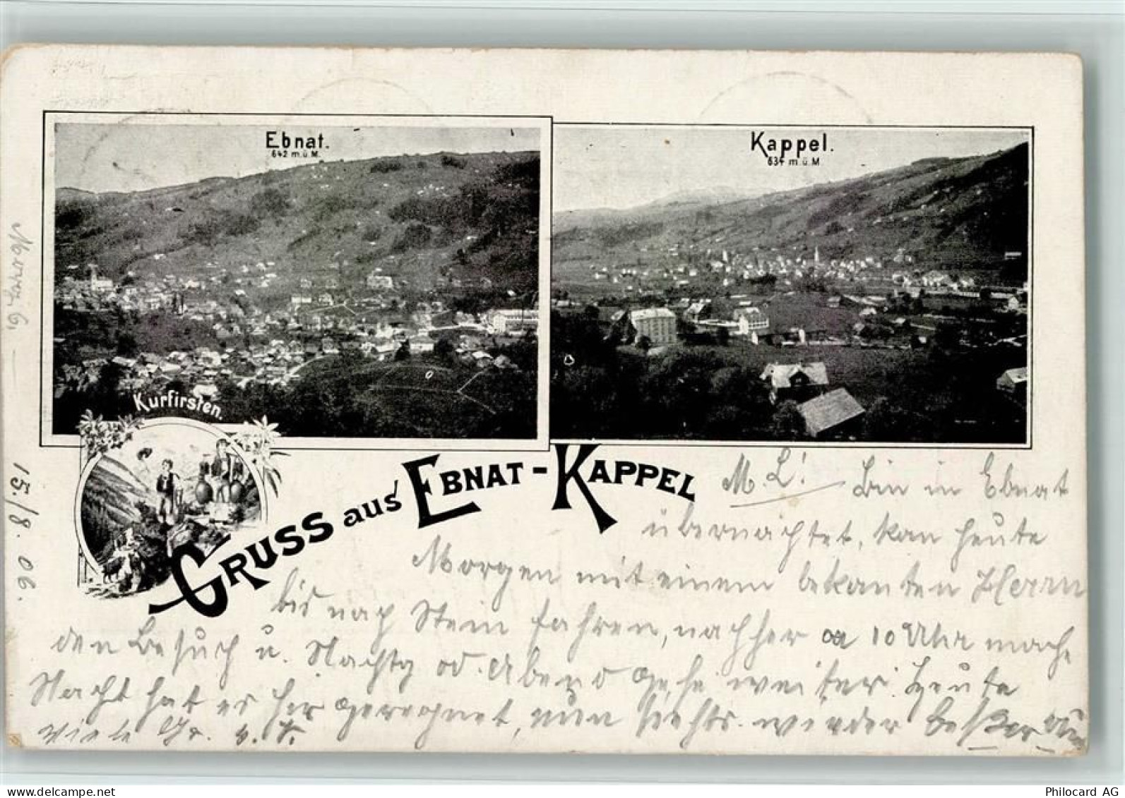 9642 Ebnat-Kappel 1906 - Ebnat Kappel Churfirsten - 13220601
