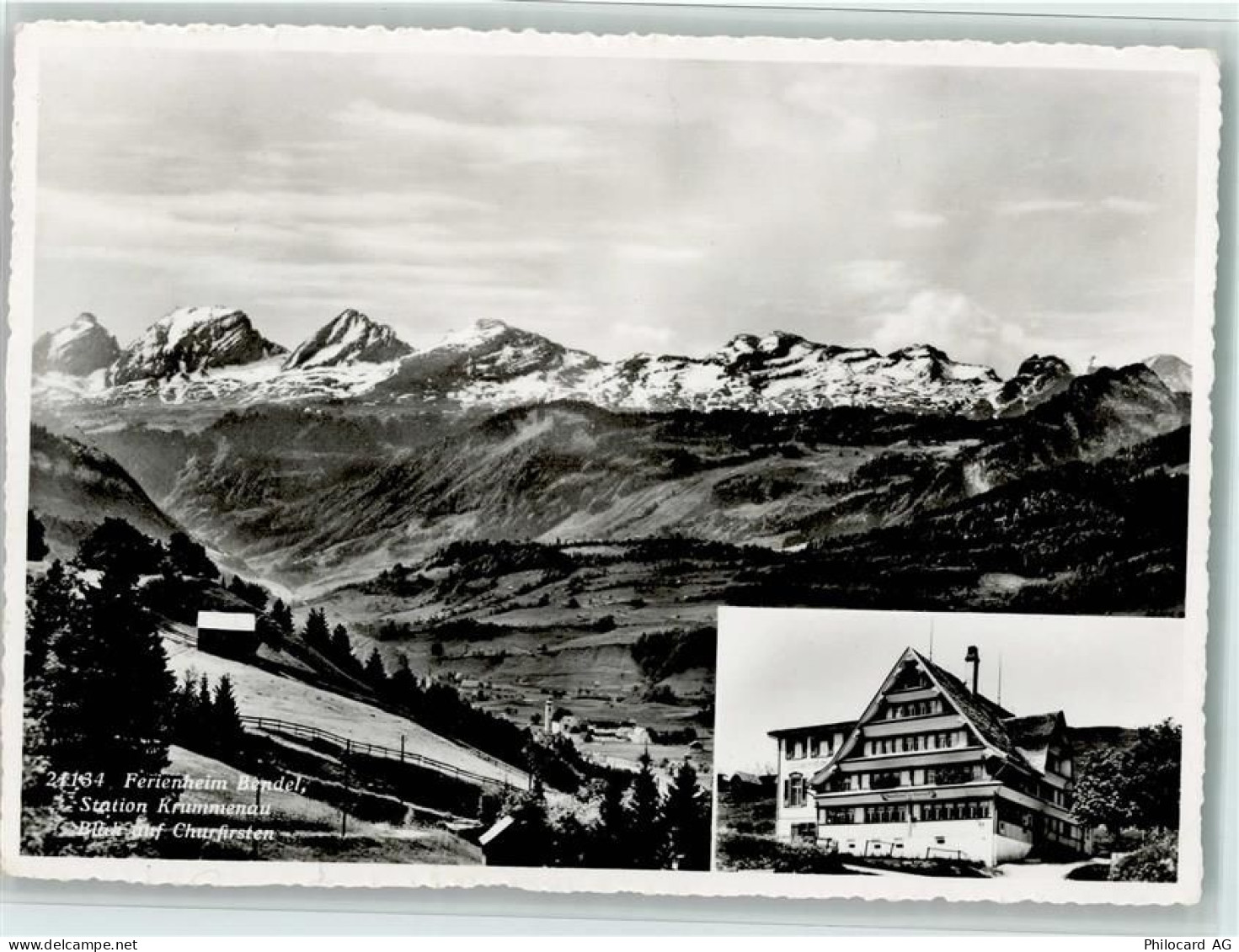 9643 Krummenau - Ferienheim Bendel Station Krummenau Blick auf Churfirst... - 11064801