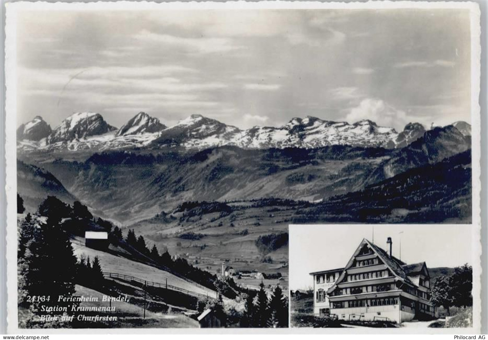 9643 Krummenau - Gasthaus Ferienheim Bendel Togg. blick auf Churfirsten ... - 50680265