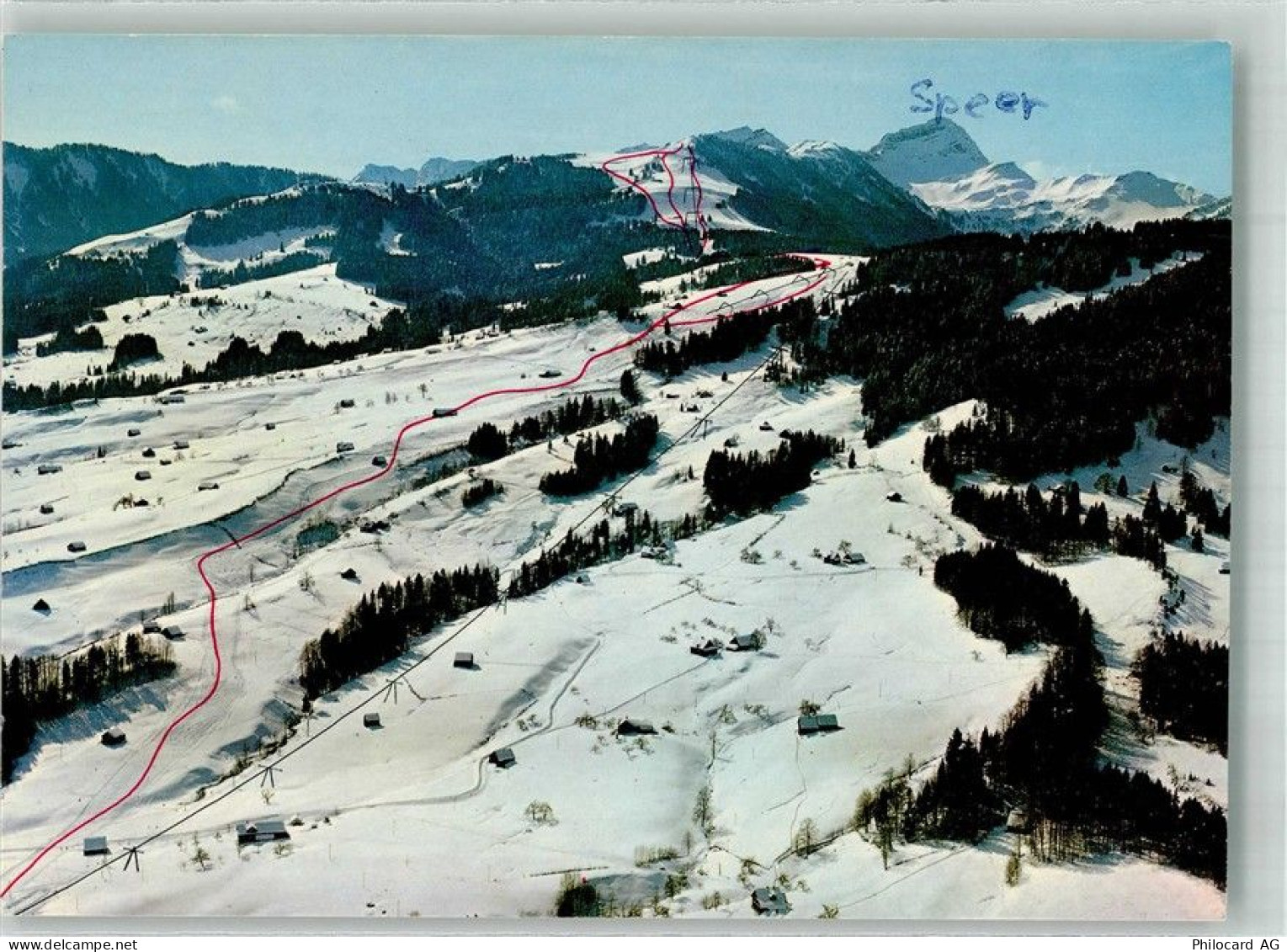 9643 Krummenau Winter Skilift Rietbach-Wolzenalp Sesselbahn Krummenau-Ri... - 38254063