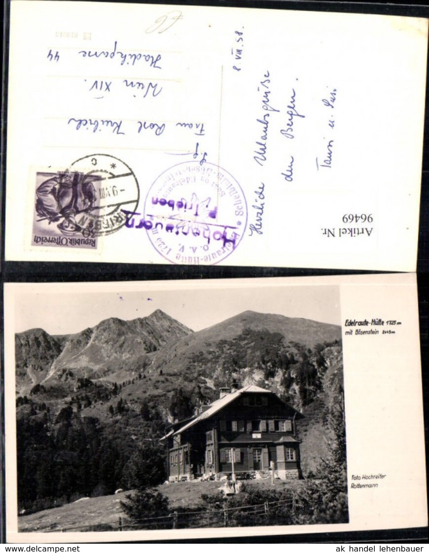 96469,Edelrauteh&uuml;tte mit B&ouml;senstein Detailansicht Trieben