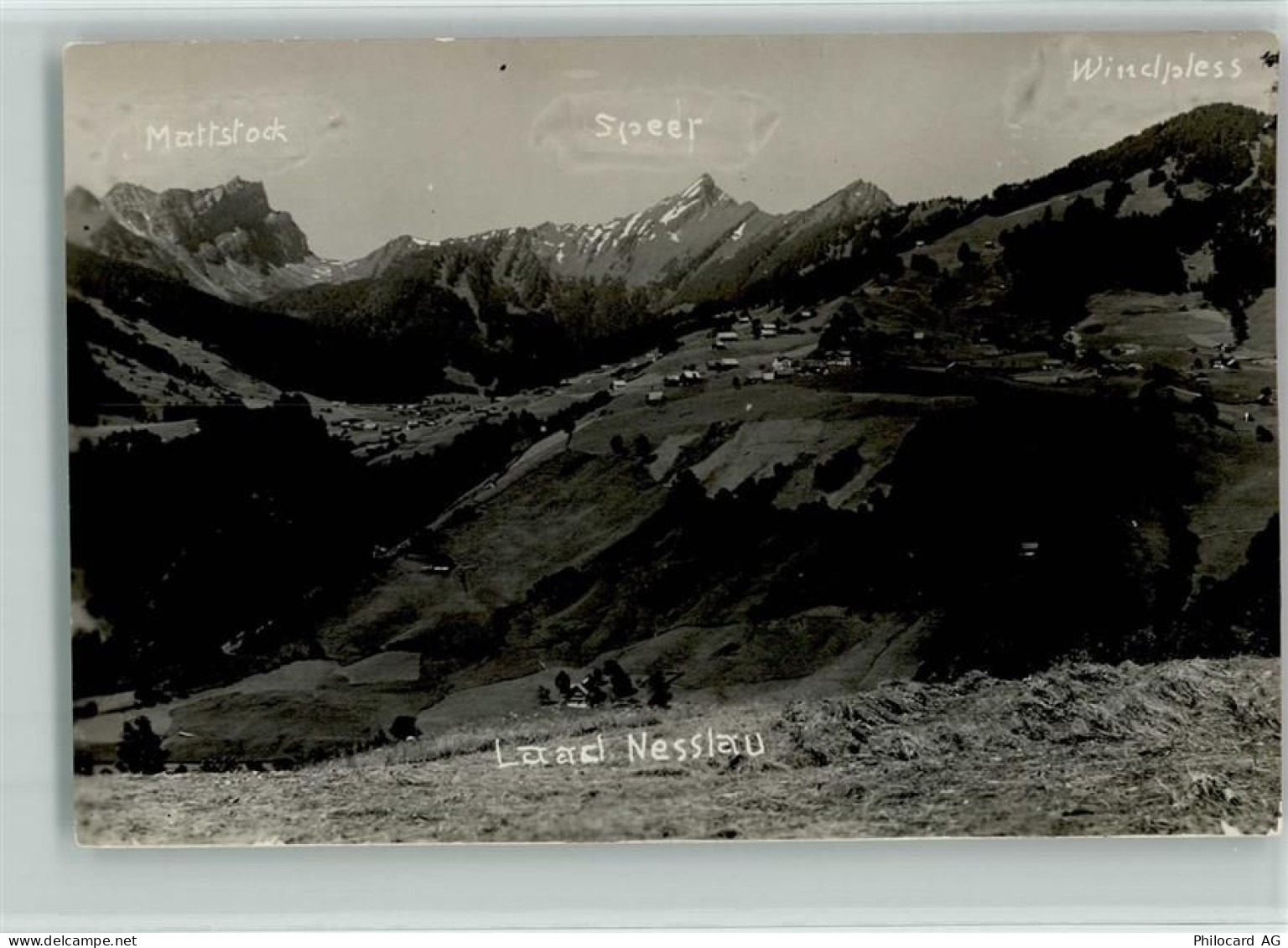 9650 Nesslau 1926 - Mattstock Speer Windpless Laad Nesslau - 10199350