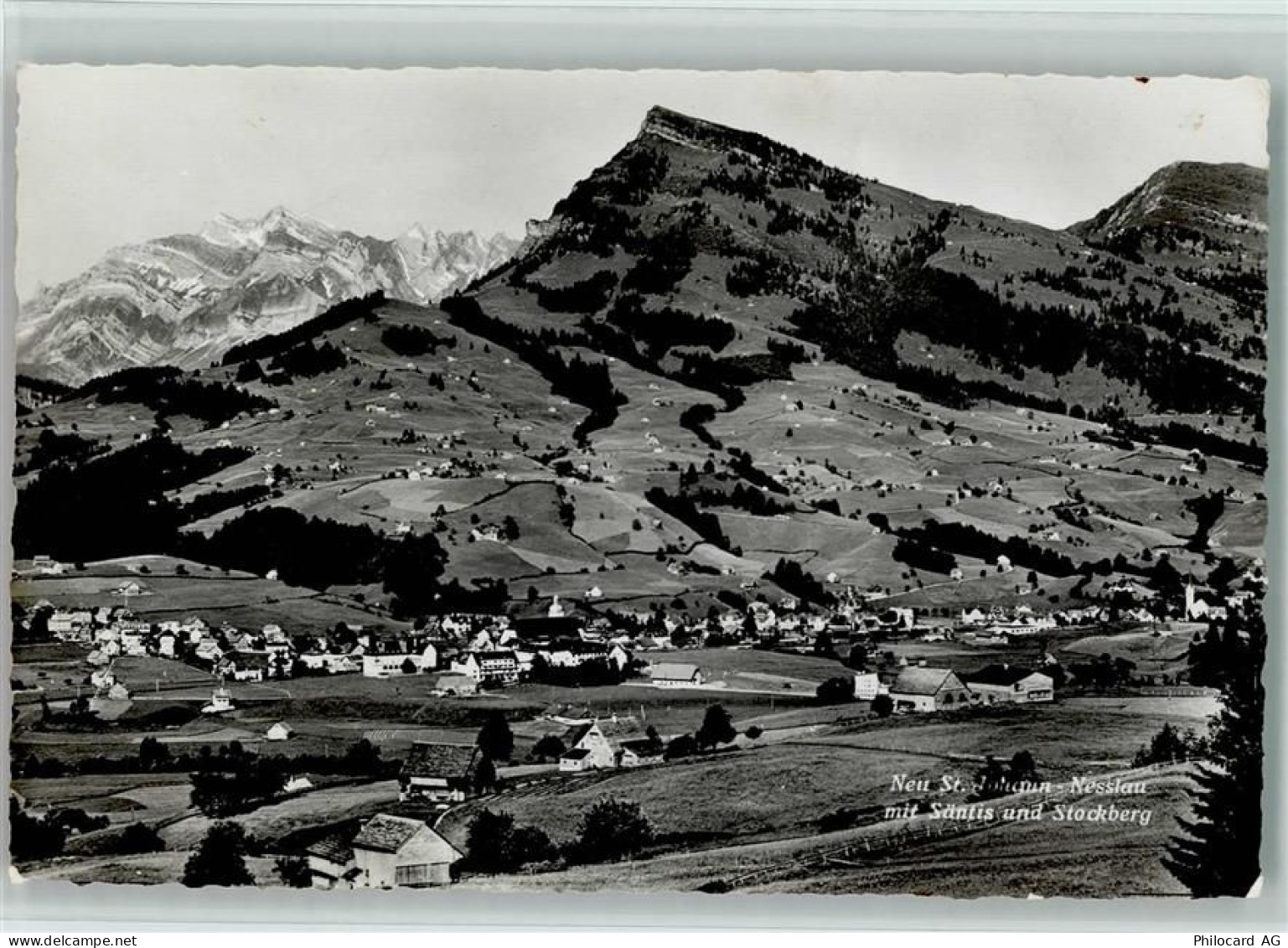 9650 Nesslau - Neu St. Johann Nesslau mit Säntis und Stockberg - 10199391