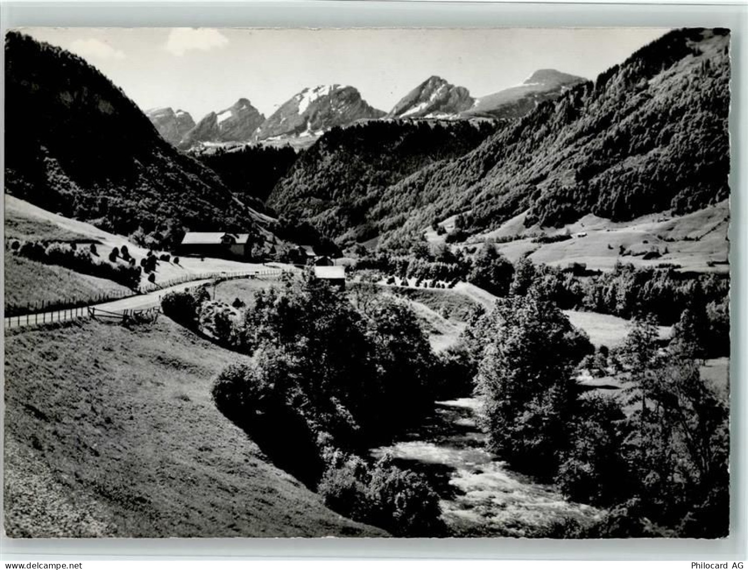 9655 Stein SG - Ferienland Obertoggenburg Die Thur bei Stein mit Churfir... - 11064764