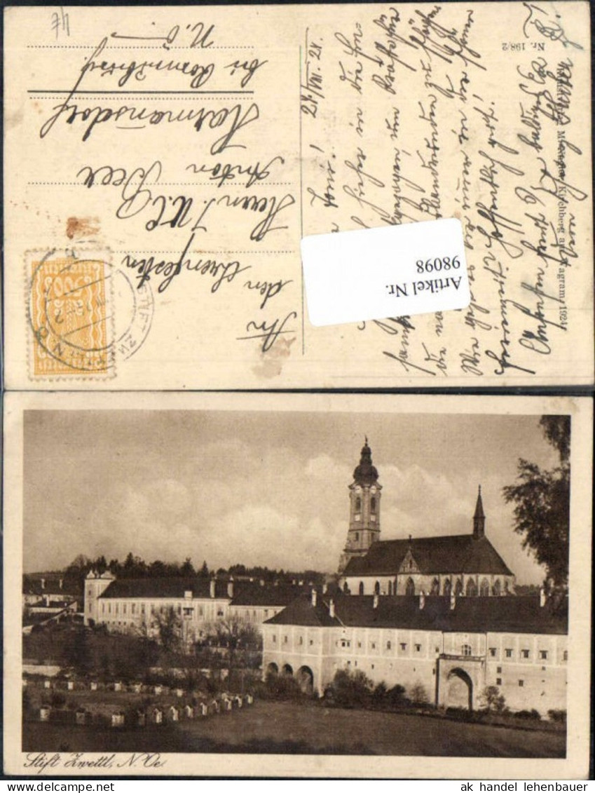 98098,Zwettl Stift 1924