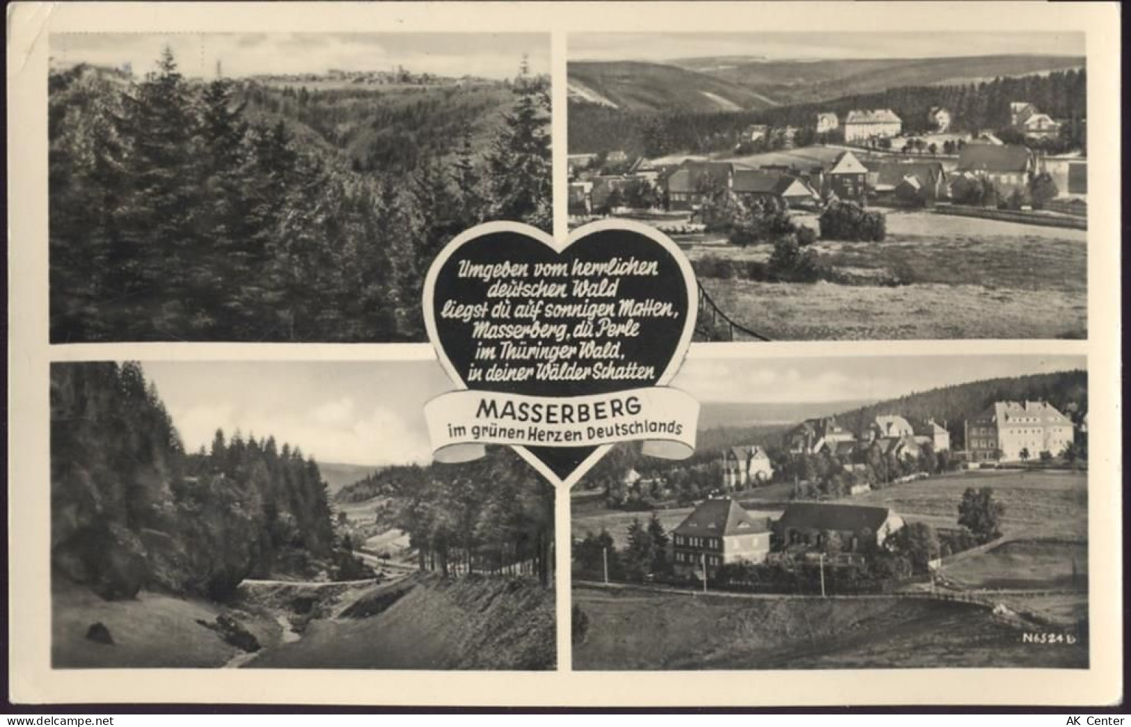 98666 O6113 Masserberg 1960 - Masserberg, 4 Ansichten,Richard Zierschank... - 20037386