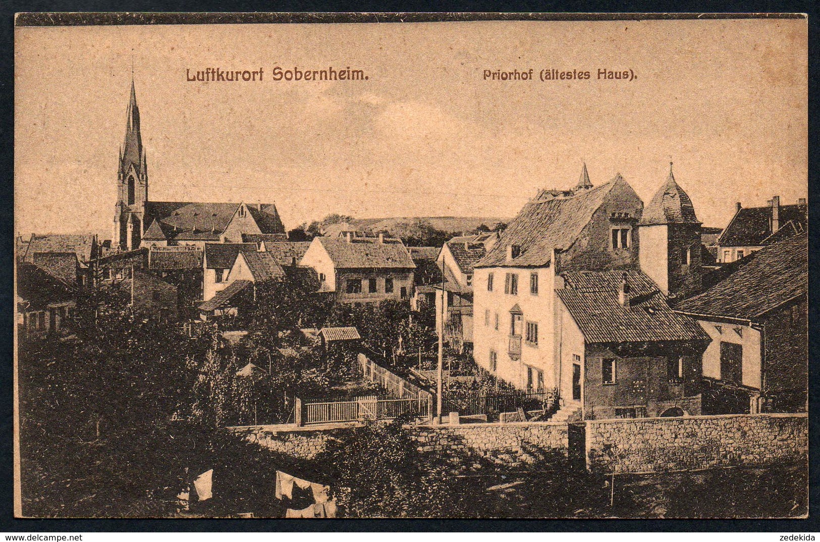 9895 - alte Ansichtskarte - Bad Sobernheim - Friedr. Speth - n. gel