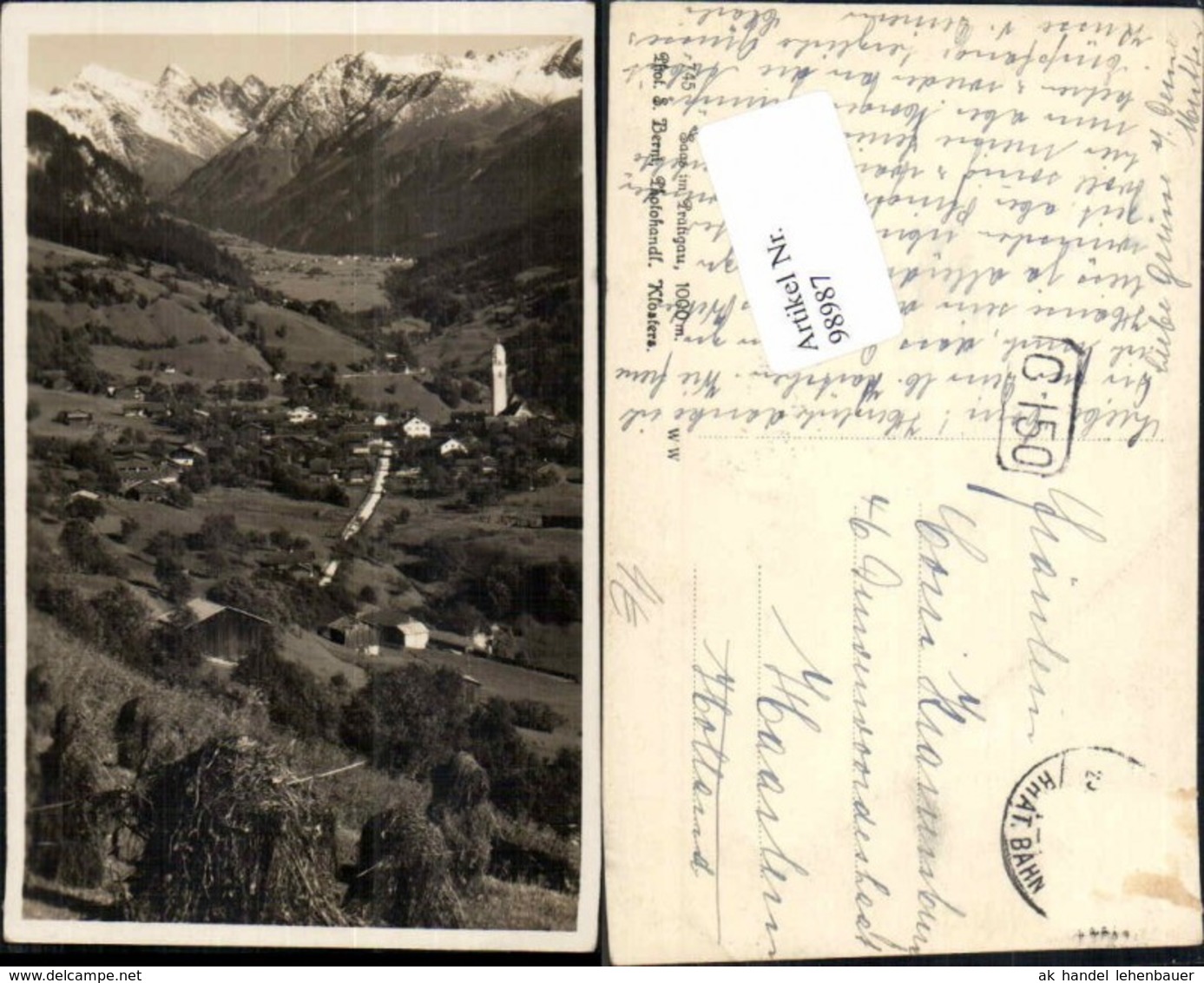 98987,Saas im Pr&auml;tigau Kt Graub&uuml;nden