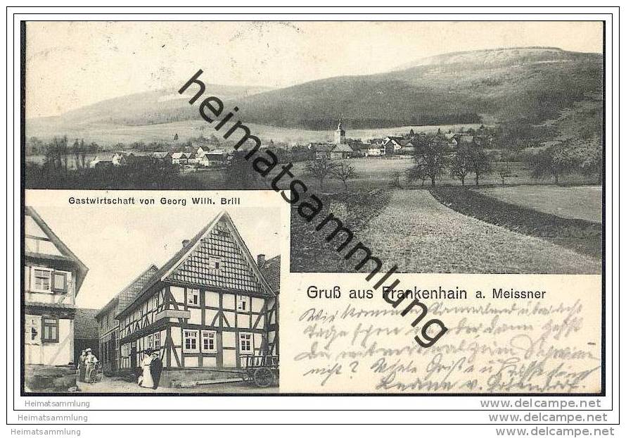 99330 Frankenhain am Meissner - Gastwirtschaft von Georg Wilh. Brill