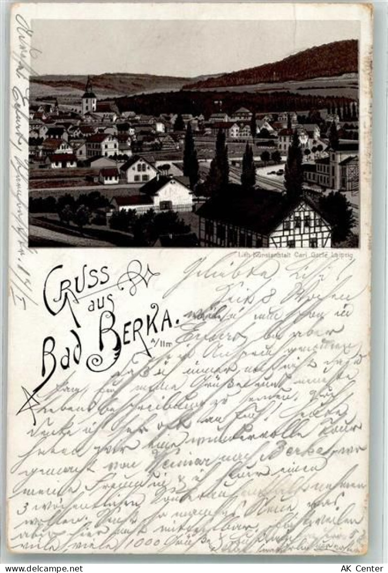 99438 O5302 Bad Berka 1900 Lithographie Vorläufer Bad Berka - 13630339