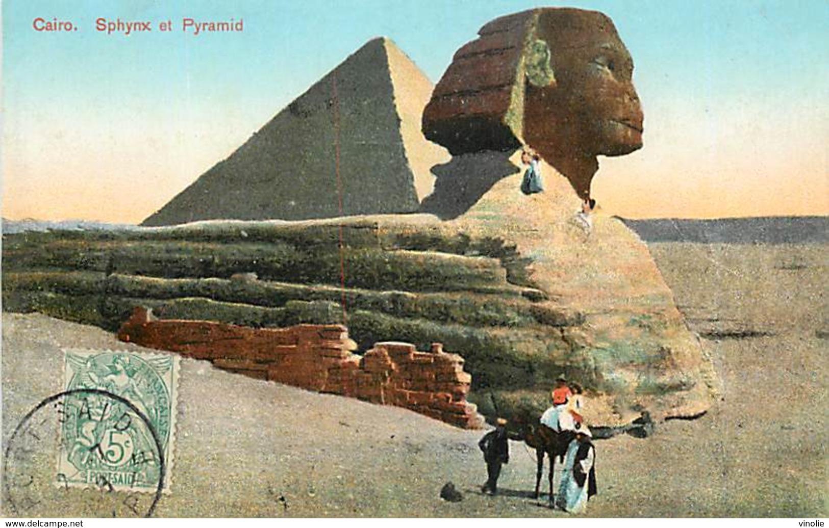 A-17.5530 :   SPHYNX ET PYRAMID