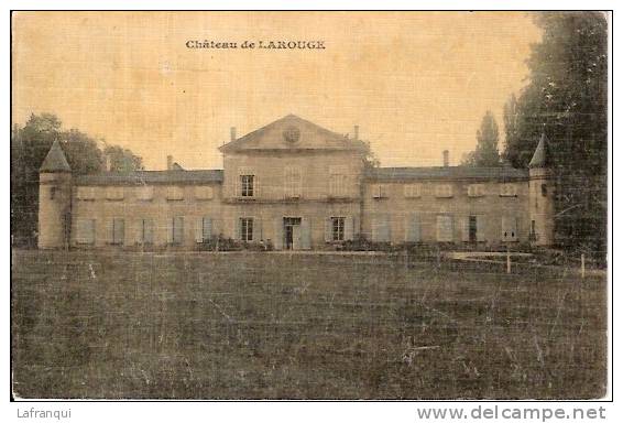 -a ident-ref no 352-chateau de la rouge- perouges -lieu dit la rouge entre perouges et meximieux- carte toilée -bon etat