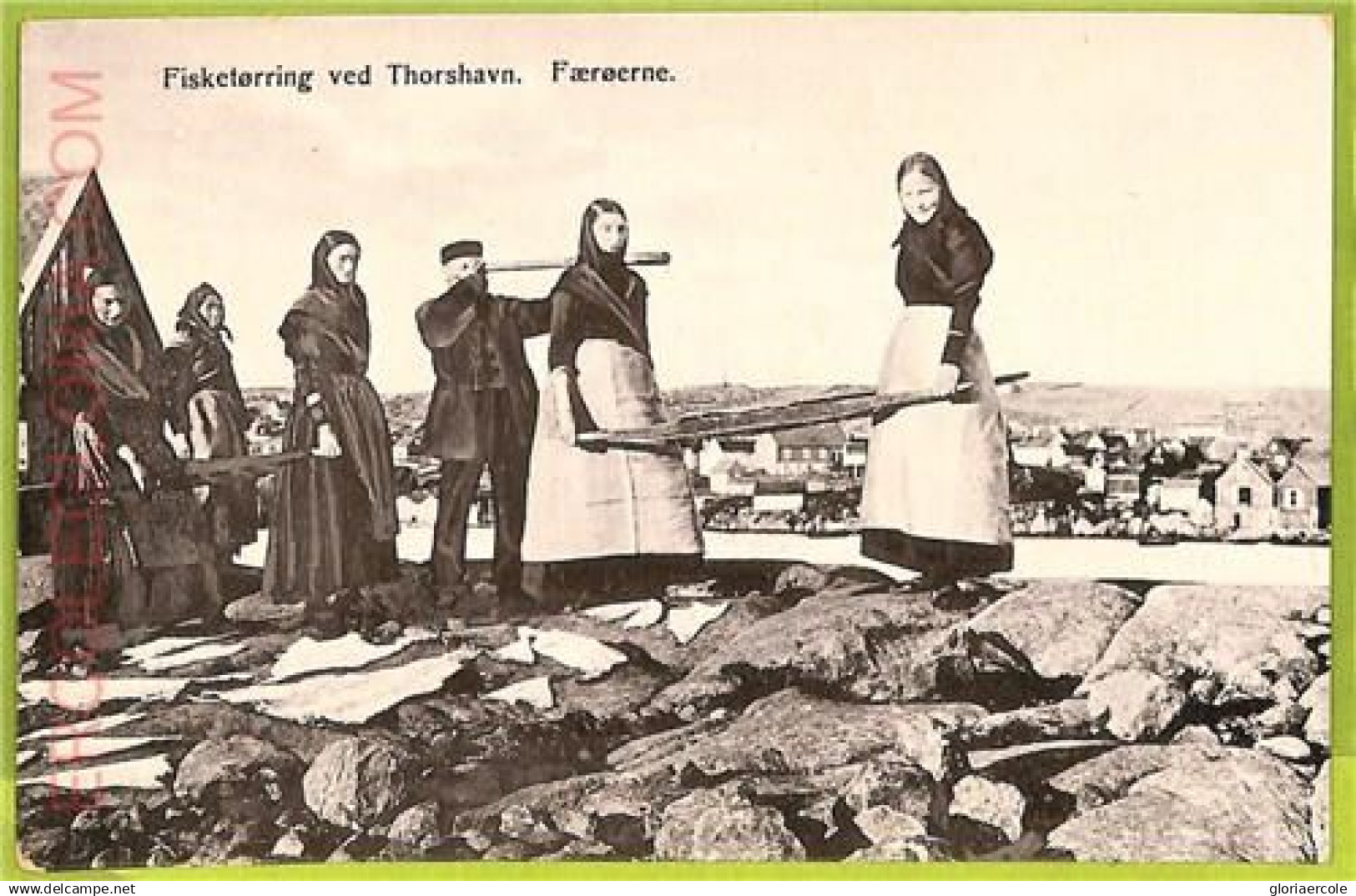 a0543 - Faroe Islands - VINTAGE POSTCARD - Ethnic