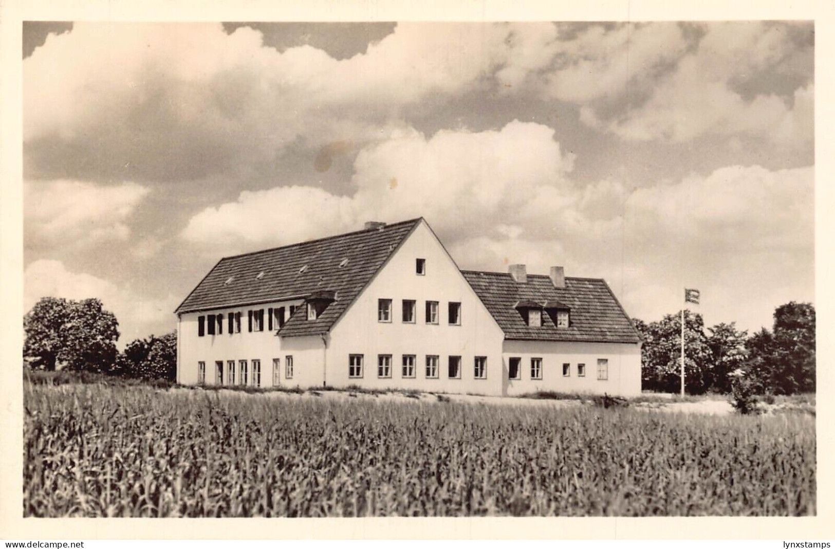 A105 Germany 1953 Jugendherberge am Grenzlandring Wegberg Kreis Erkelen postcard