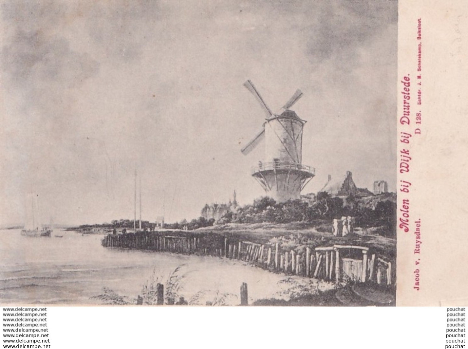 A11- DUURSTEDE  -  MOLEN BIJ  WIJK  - MOULIN A VENT  - ( 2 SCANS )
