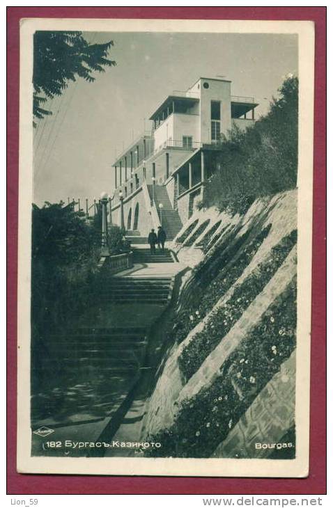 A11667 / Burgas Bourgas - CASINO CAZINO KAZINO  - Bulgaria Bulgarie Bulgarien Publ. Paskov # 182
