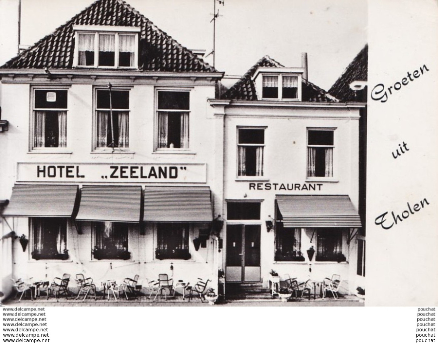 A24- THOLEN - HOTEL  ZEELAND - CAFE - RESTAURANT -  PRIMA KEUKEN - ( 2 SCANS )