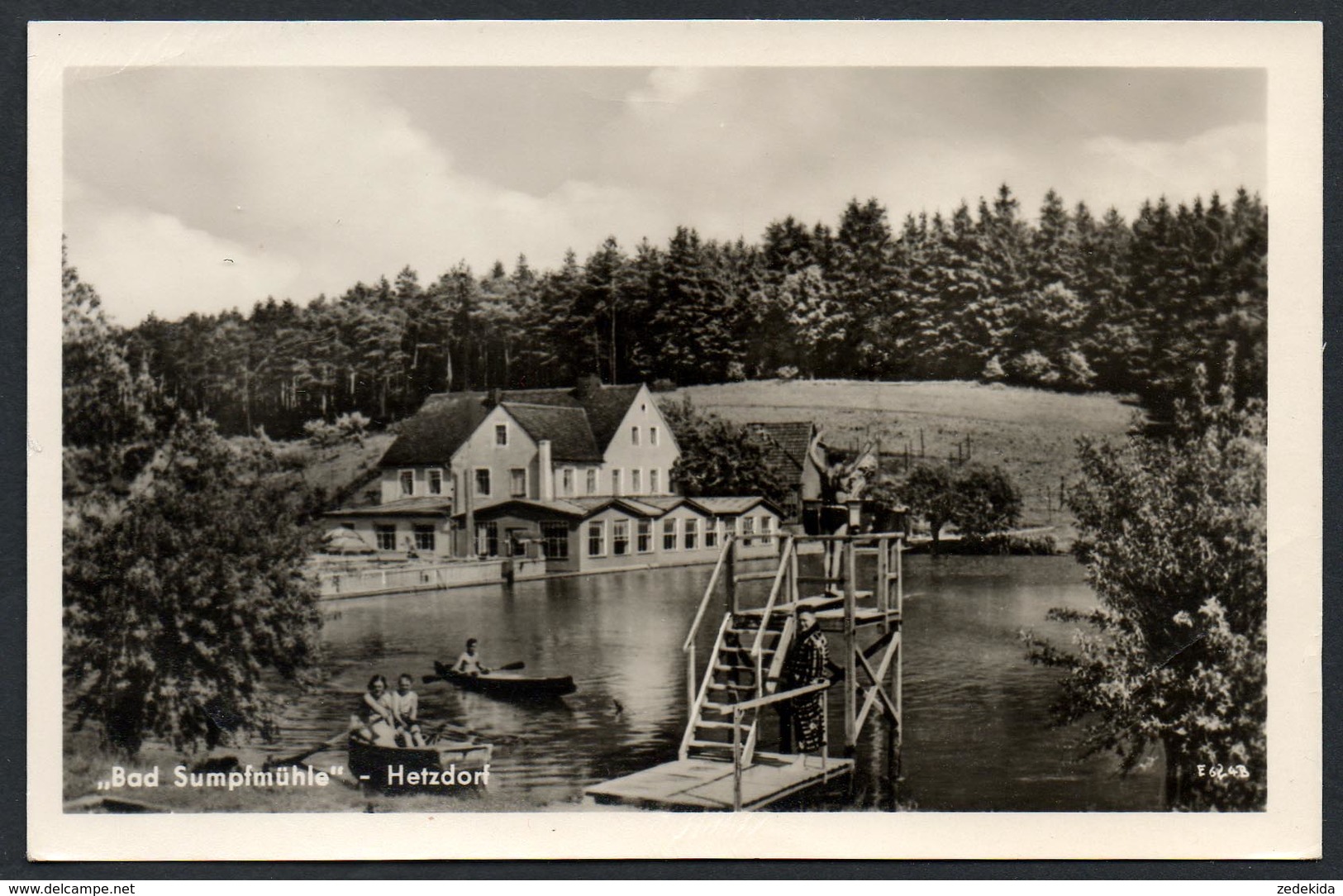 A2598 - alte Foto Ansichtskarte - Bad Sumpfmühle Mühle - Hetzdorf - Gaststätte - Brück & Sohn