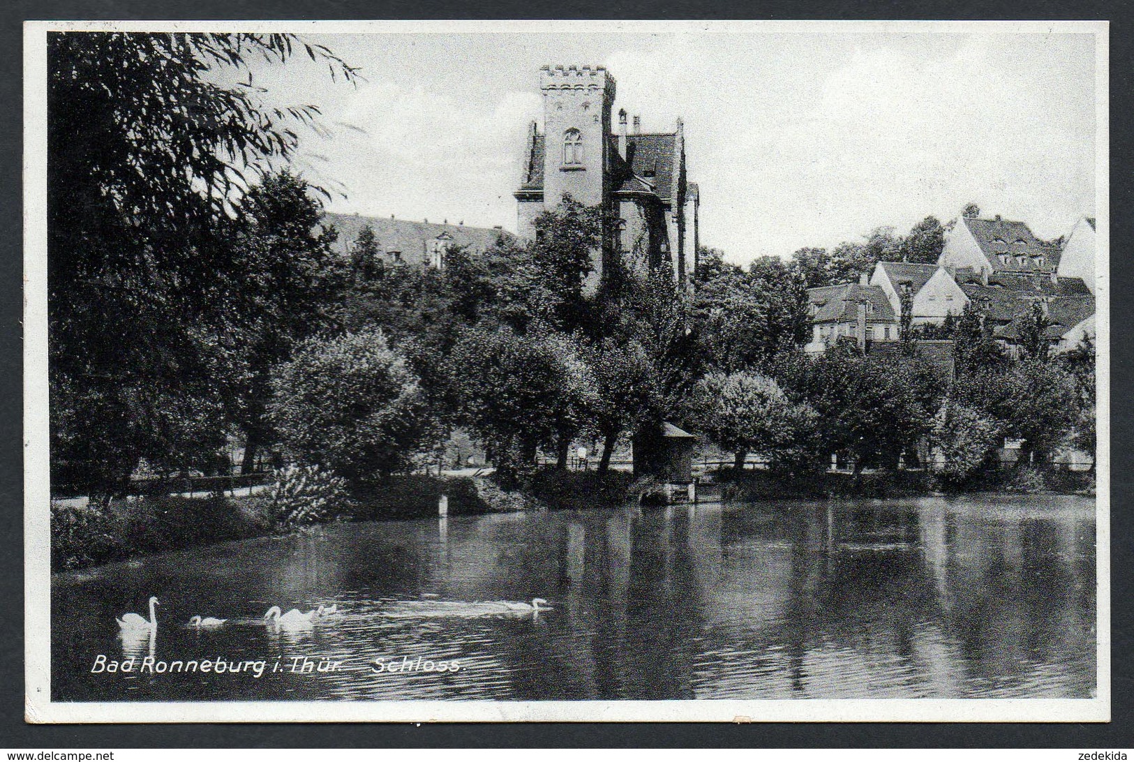 A3854 - alte Foto Ansichtskarte - Ronneburg Schloß - gel 1938 - Pein TOP