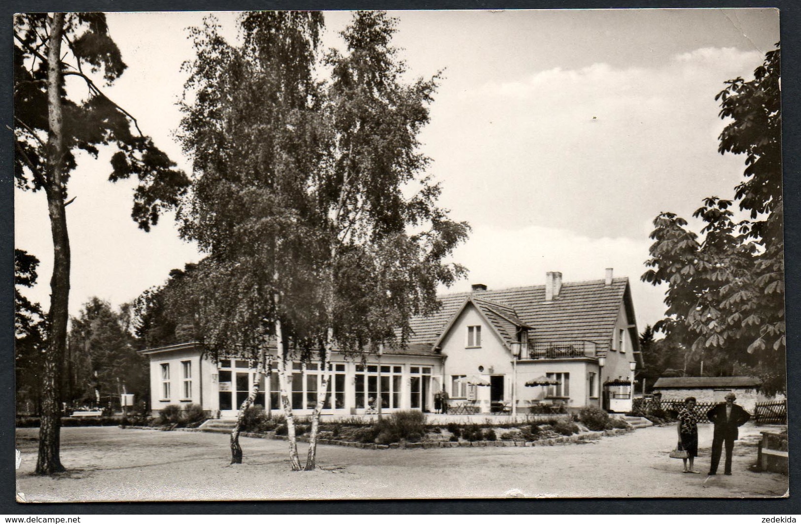 A4185 - alte Foto Ansichtskarte - Klausdorf kr. Zossen - HO Gaststätte Strandgaststätte - gel 1967 - Rotophot