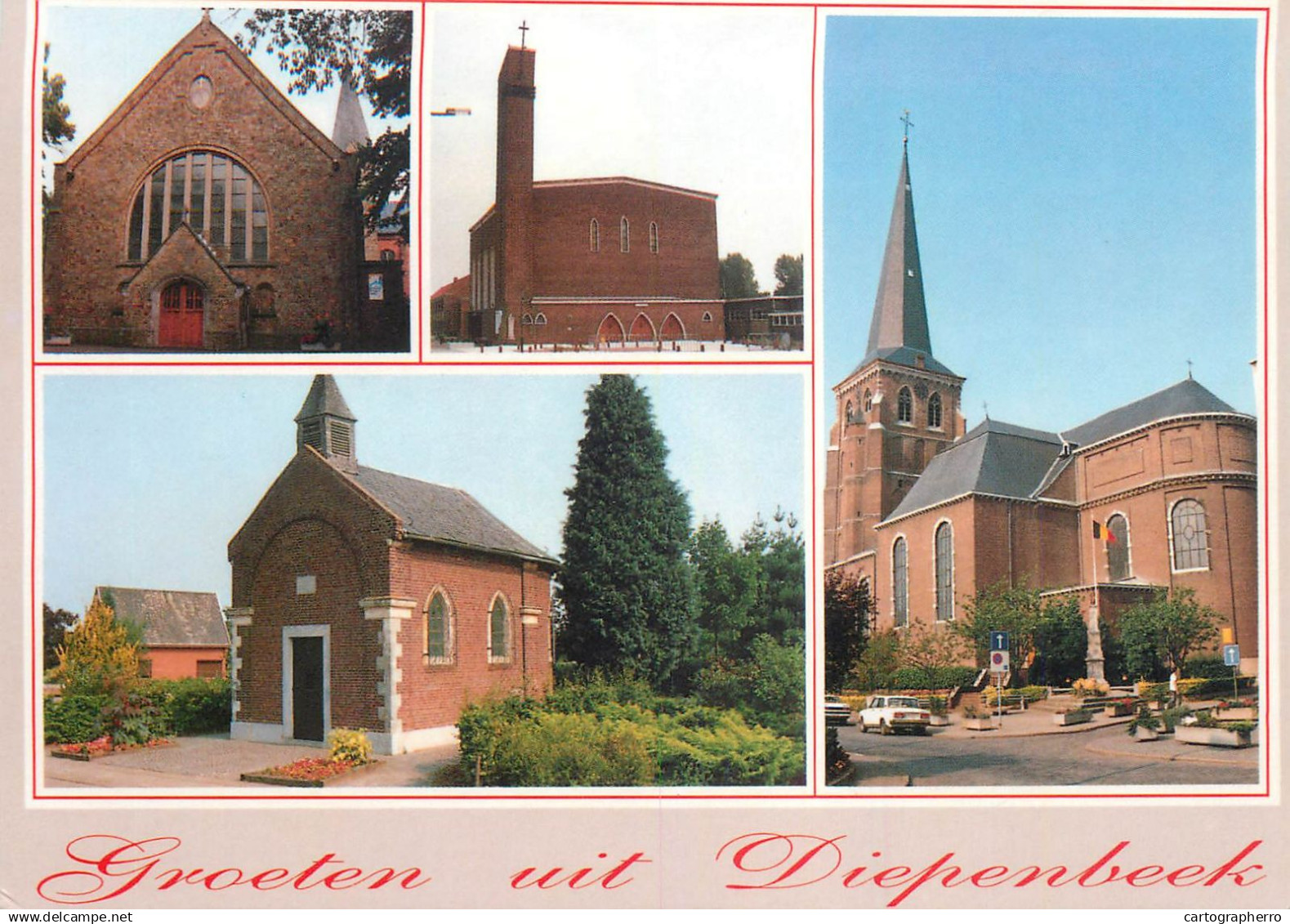 A5103 Belgium Groeten uit Diepenbeek several views