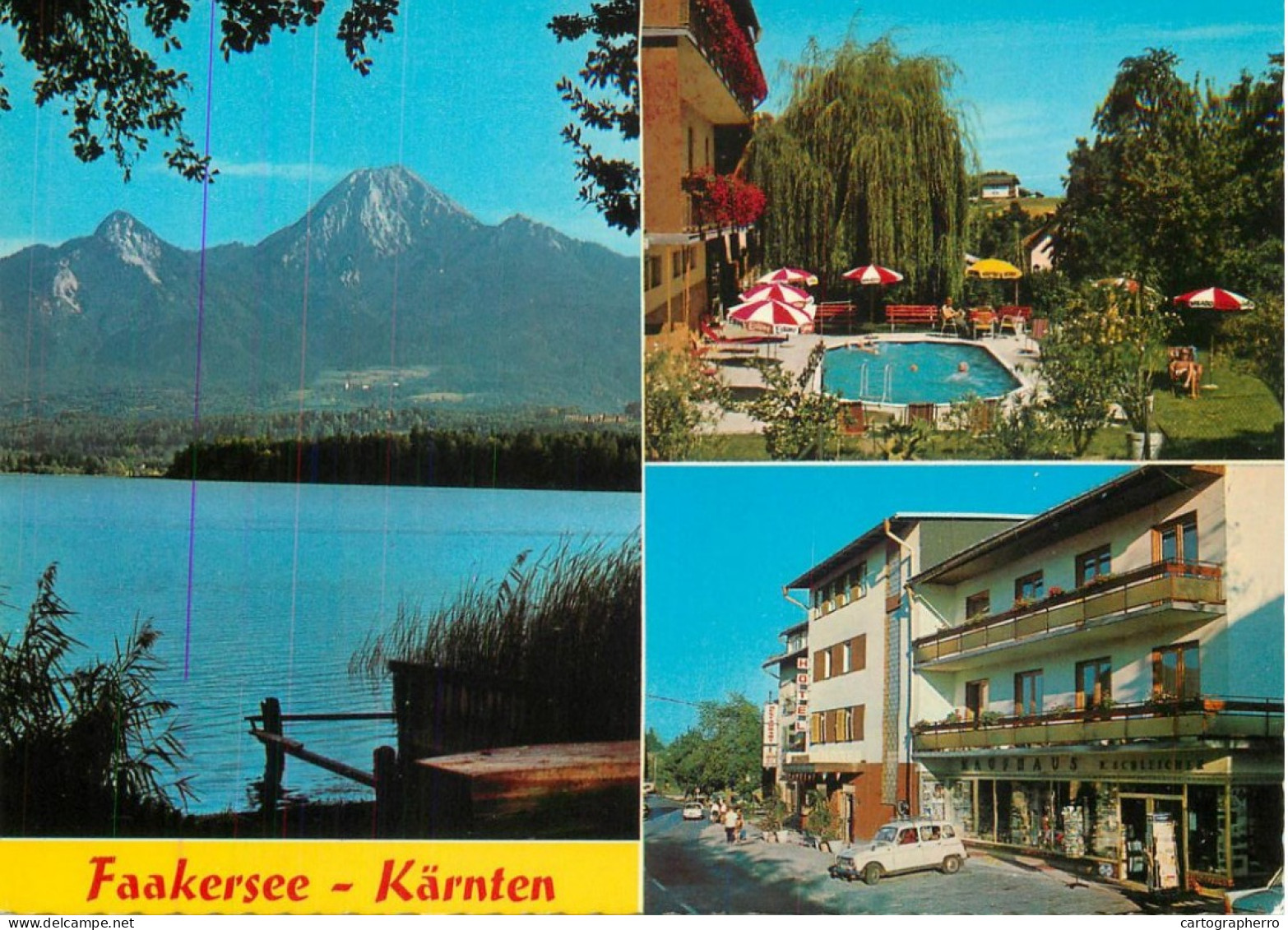 A5189 Austria Karnten Faakersee different views