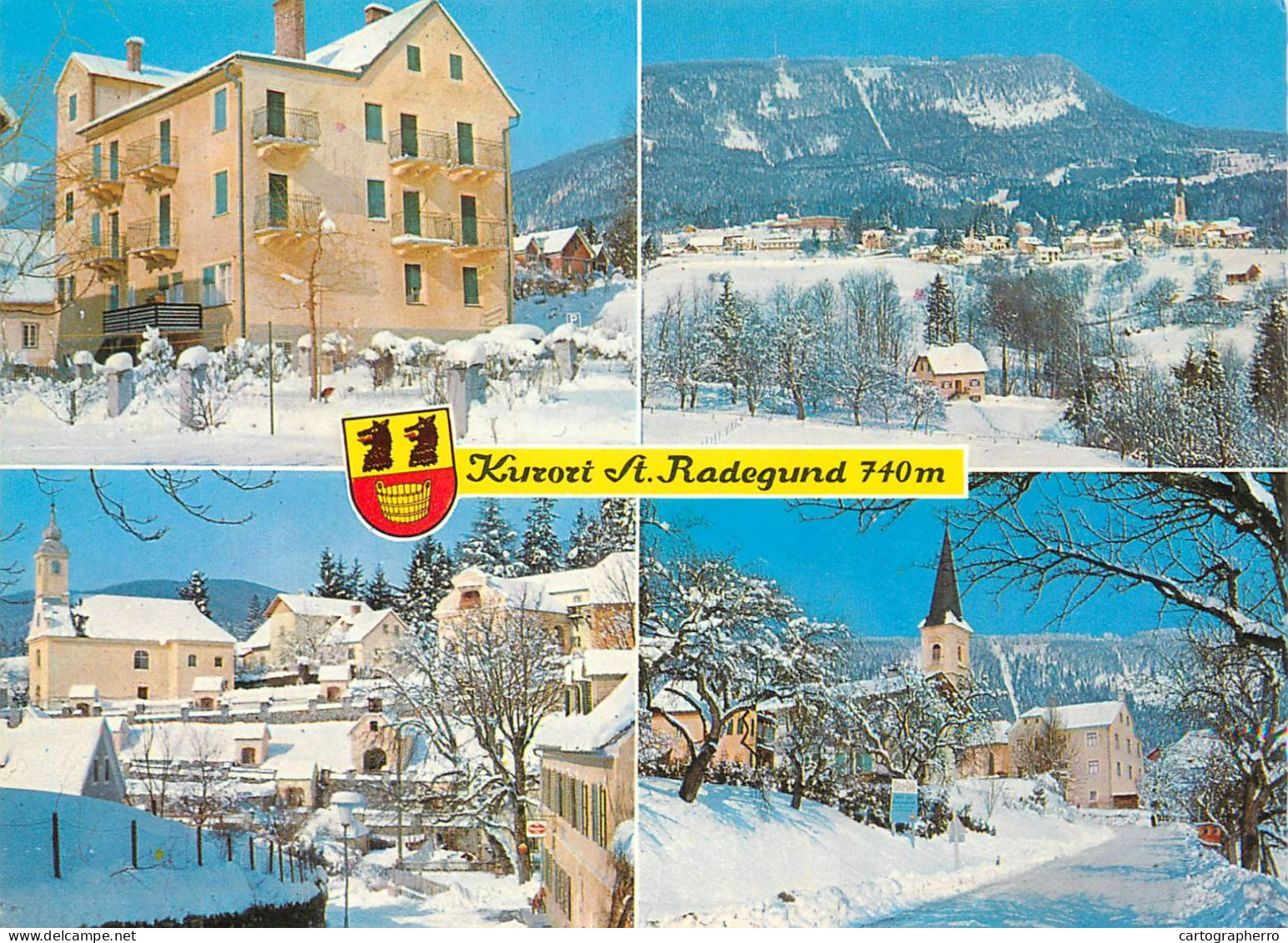 A5215 Austria Kurort St Radegund several winter views